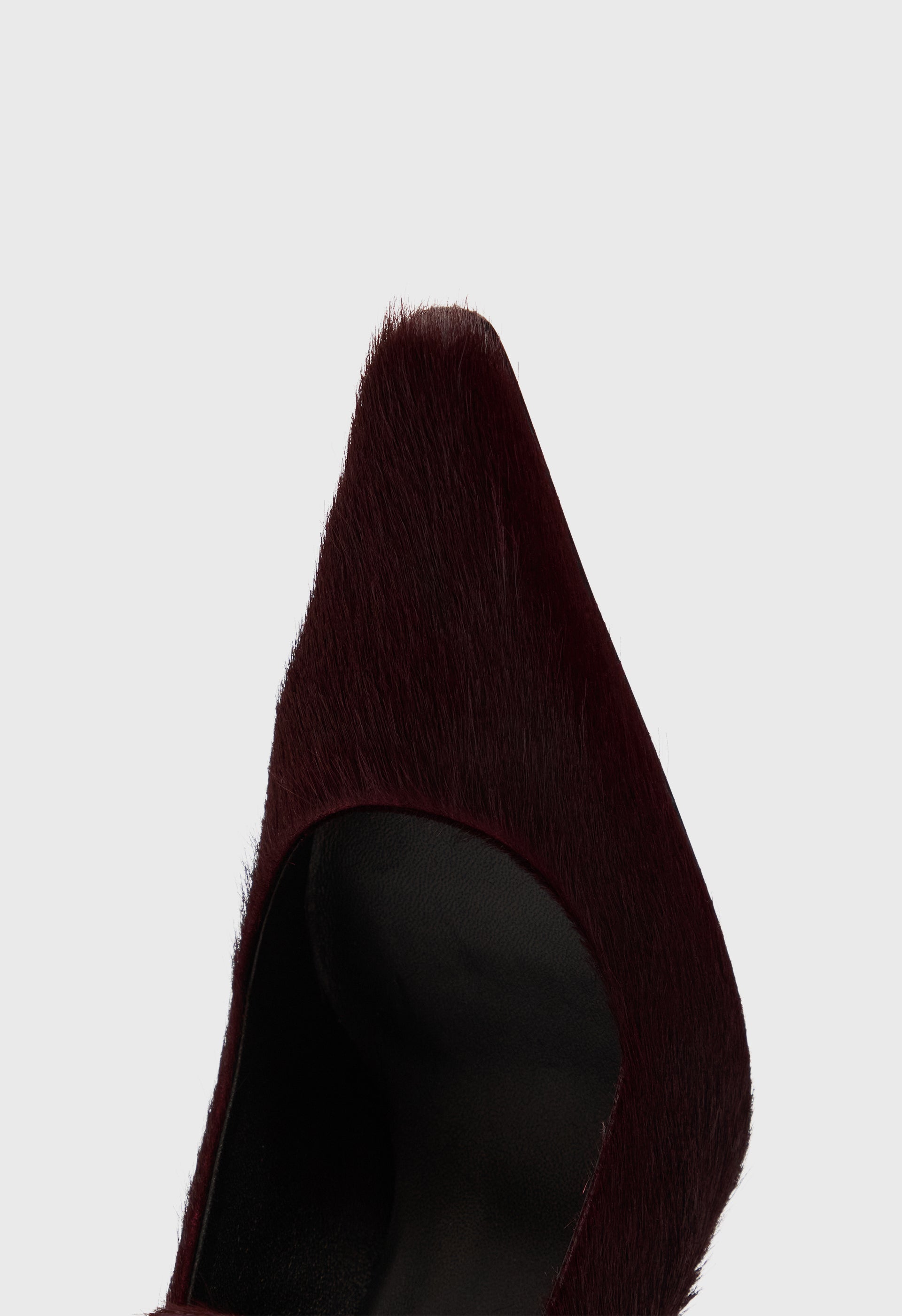 KABEL Pony-effect leather pumps