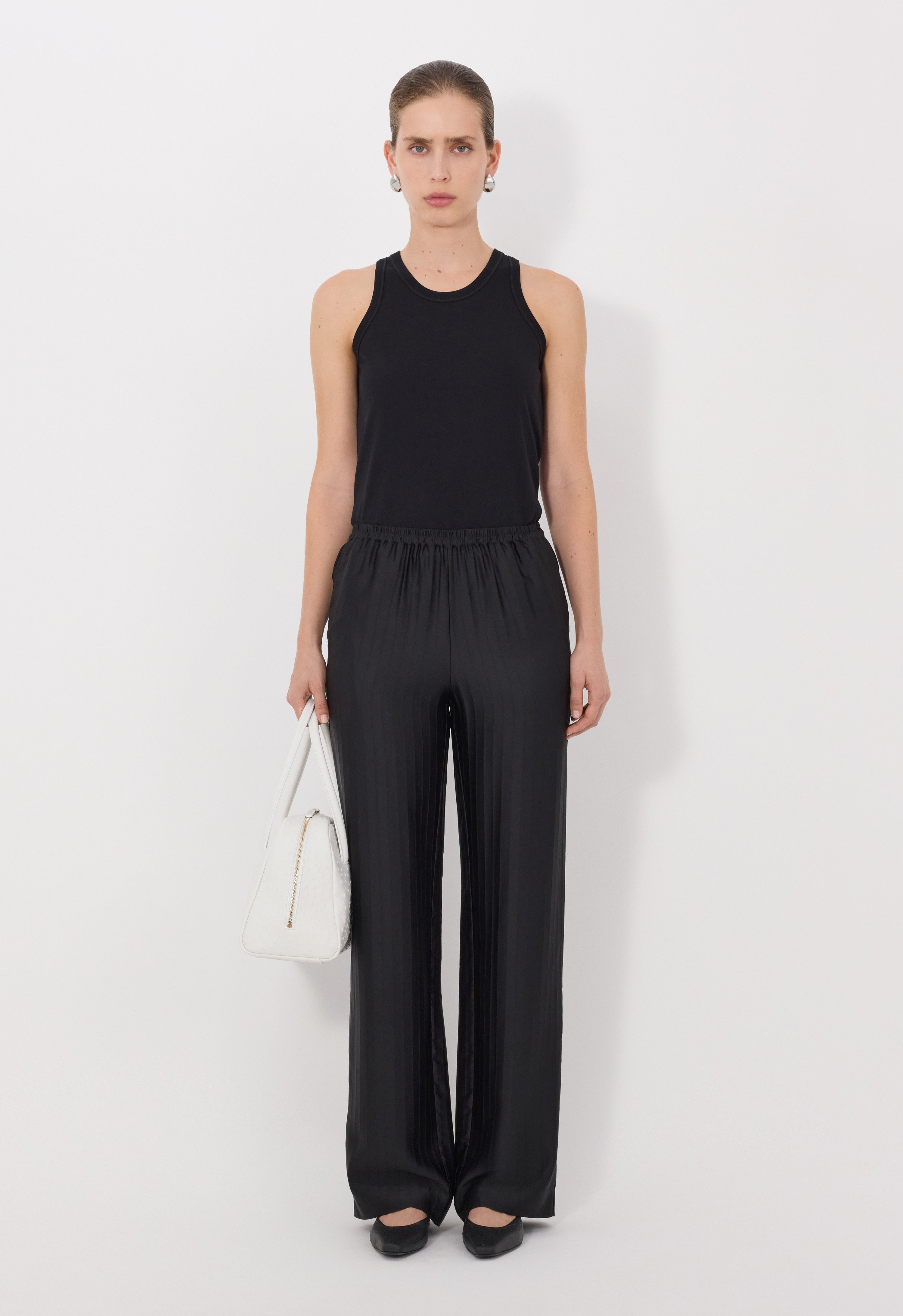 KADALA Pantalon en soie mélangée