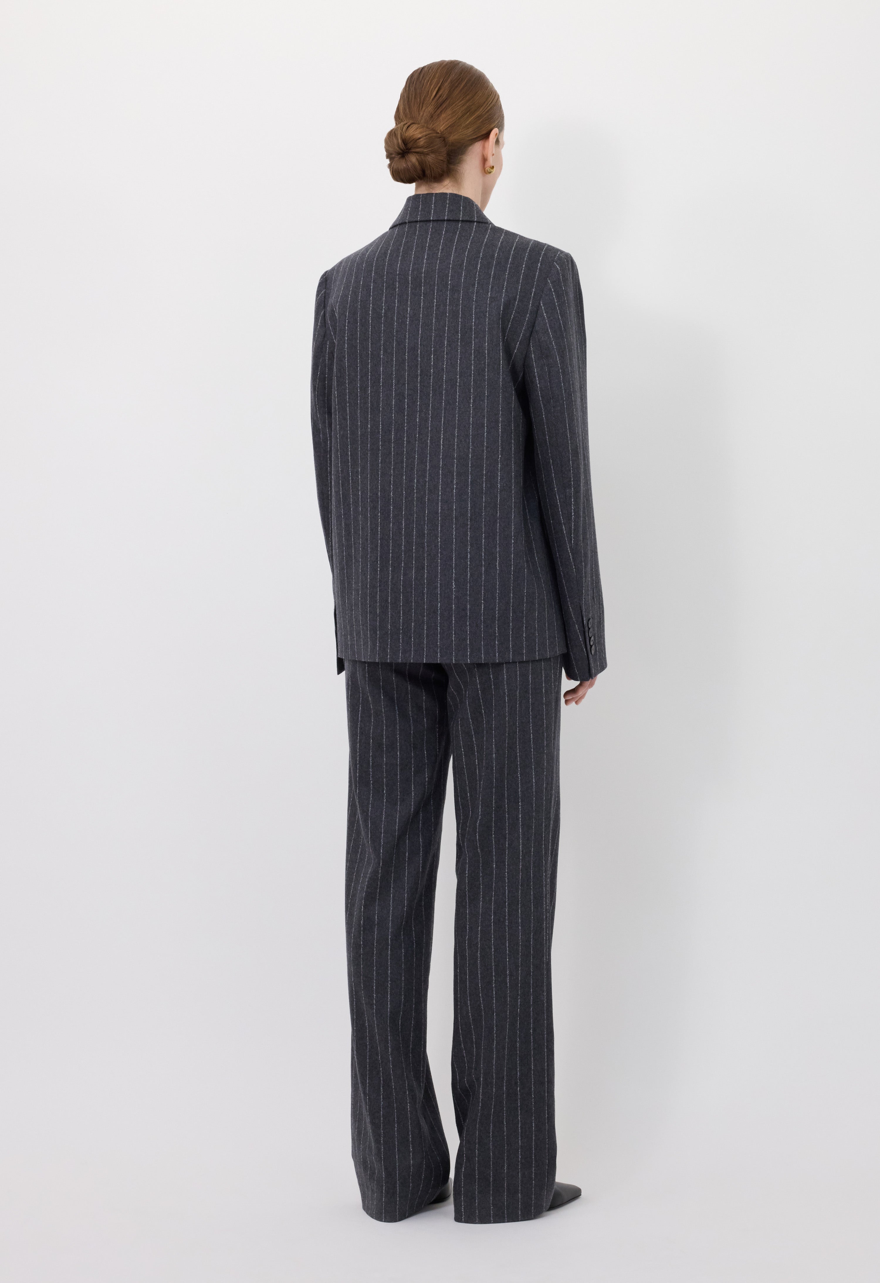 KALEN Striped flannel jacket