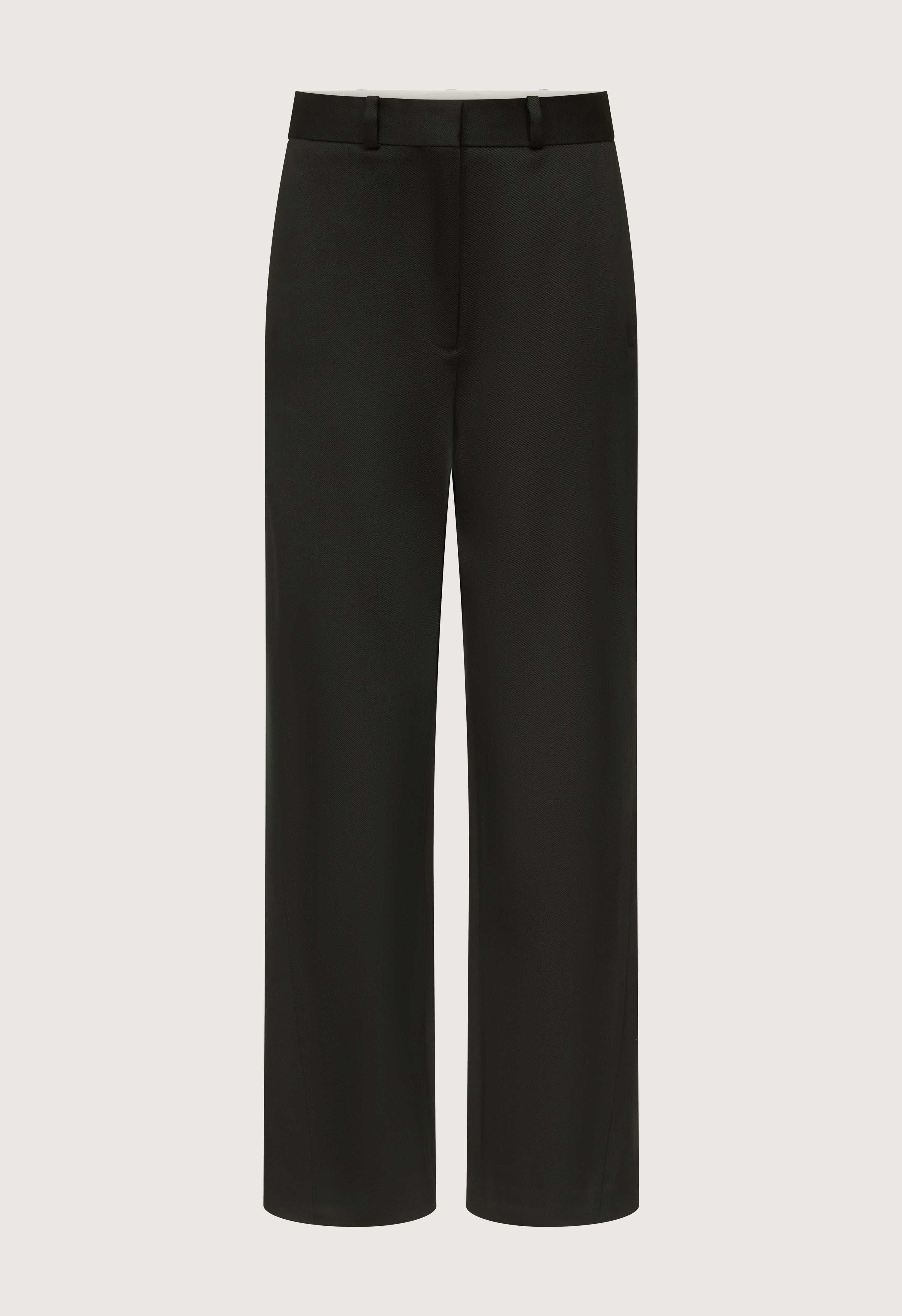 KIAN Low-waisted straight trousers
