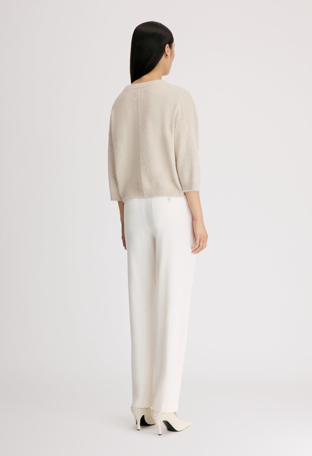 KIAN Low-waisted straight trousers
