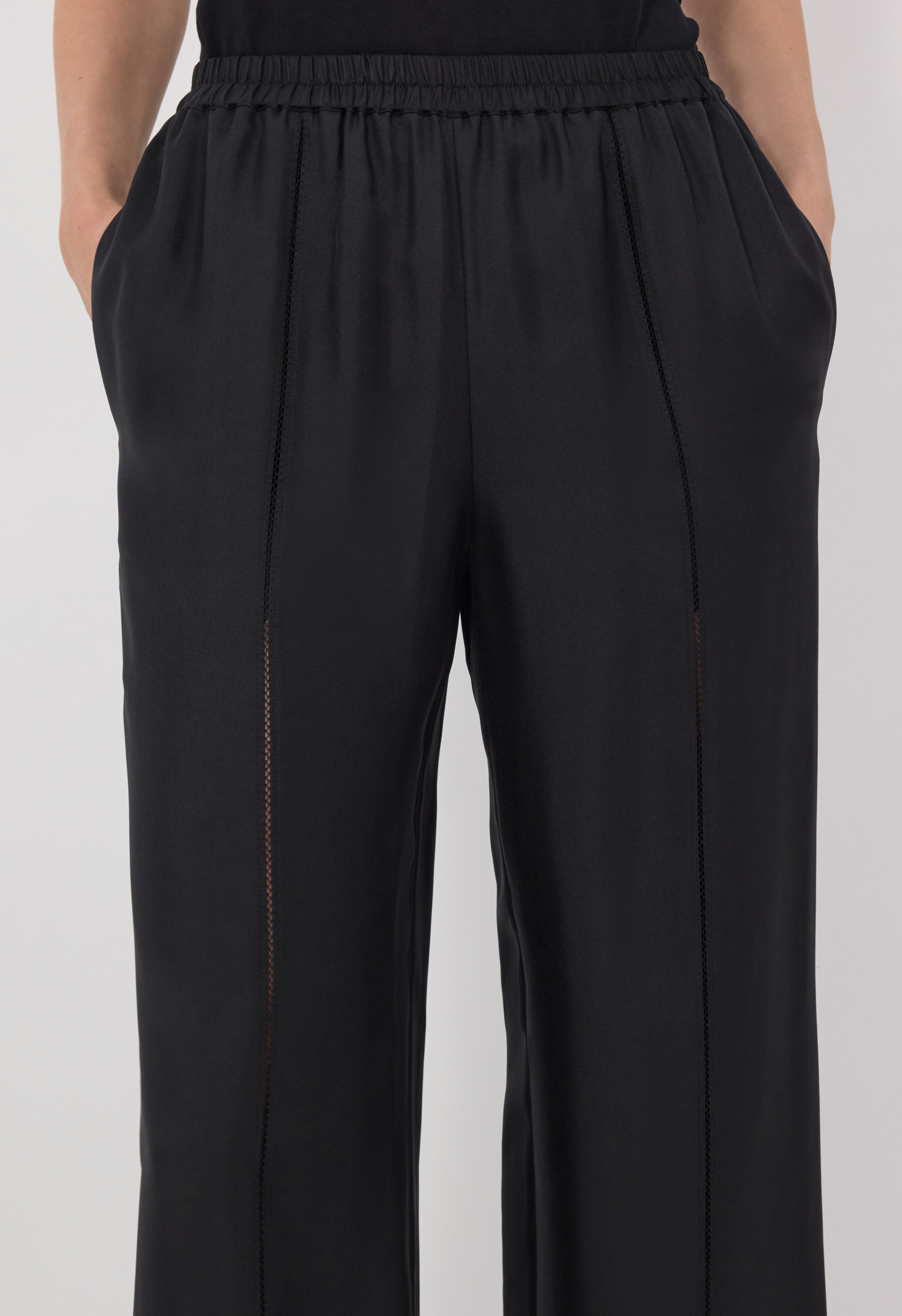 LARS Silk twill trousers