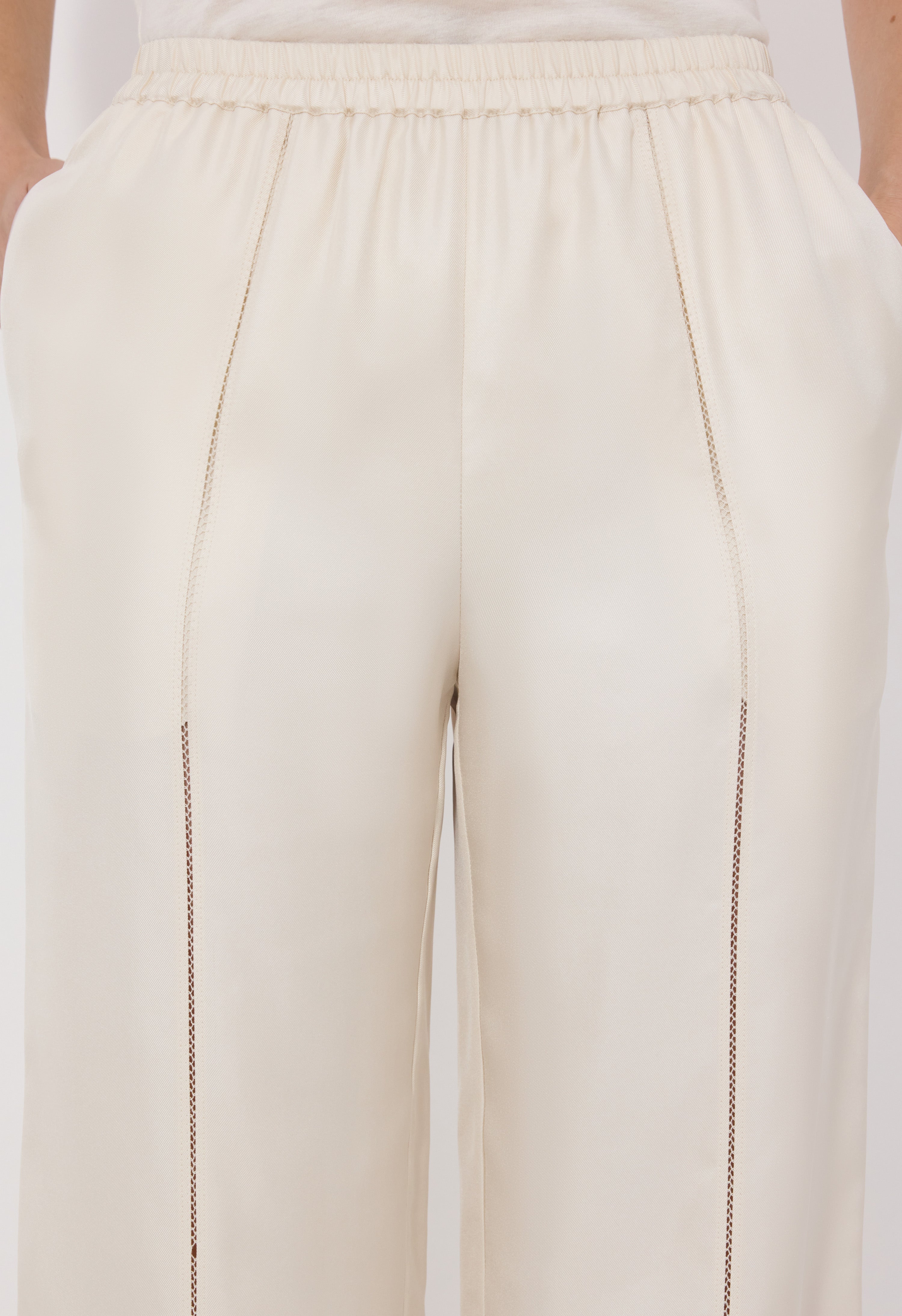 LARS Silk twill trousers