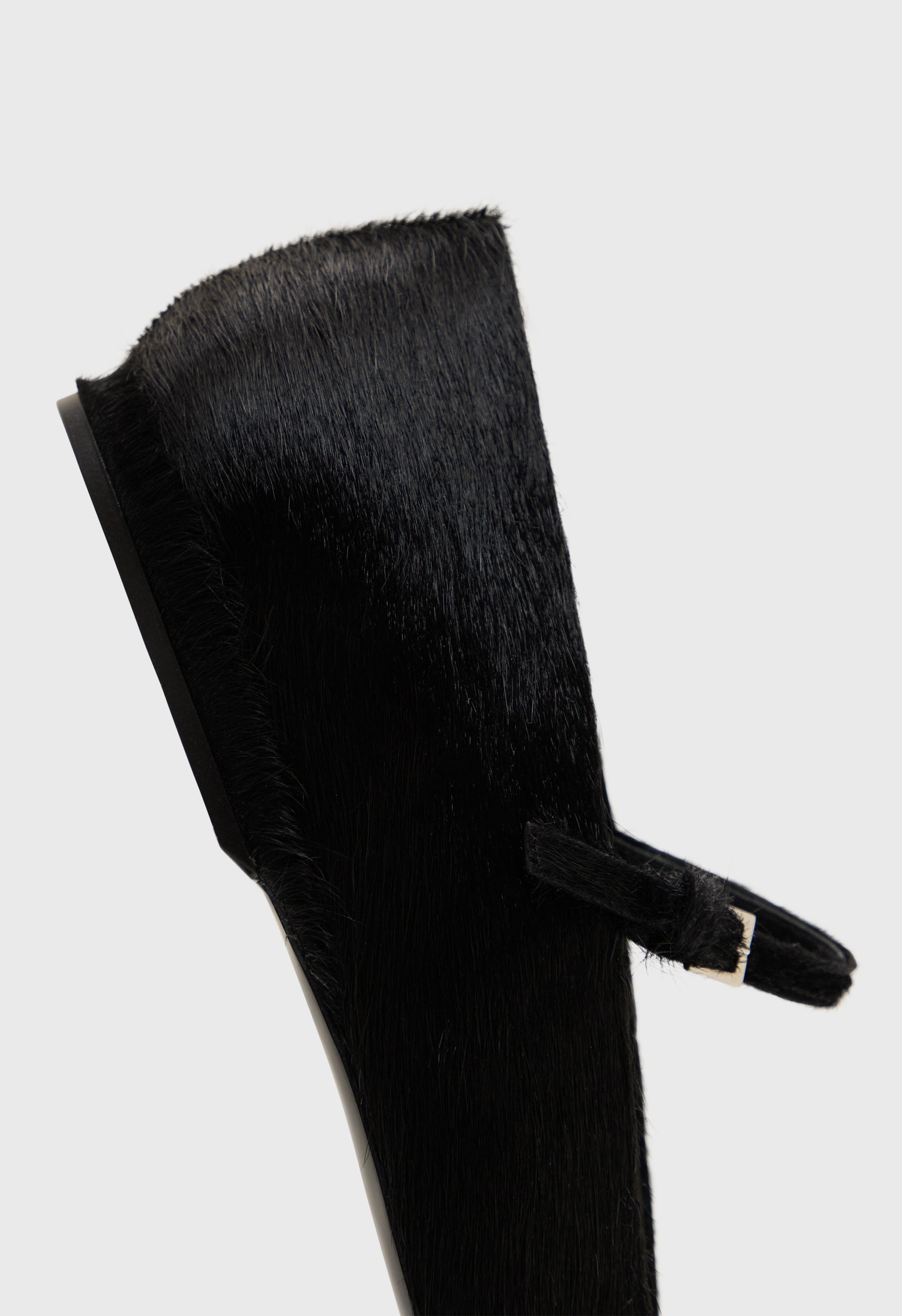 LEONE Ballerines en cuir effet poney