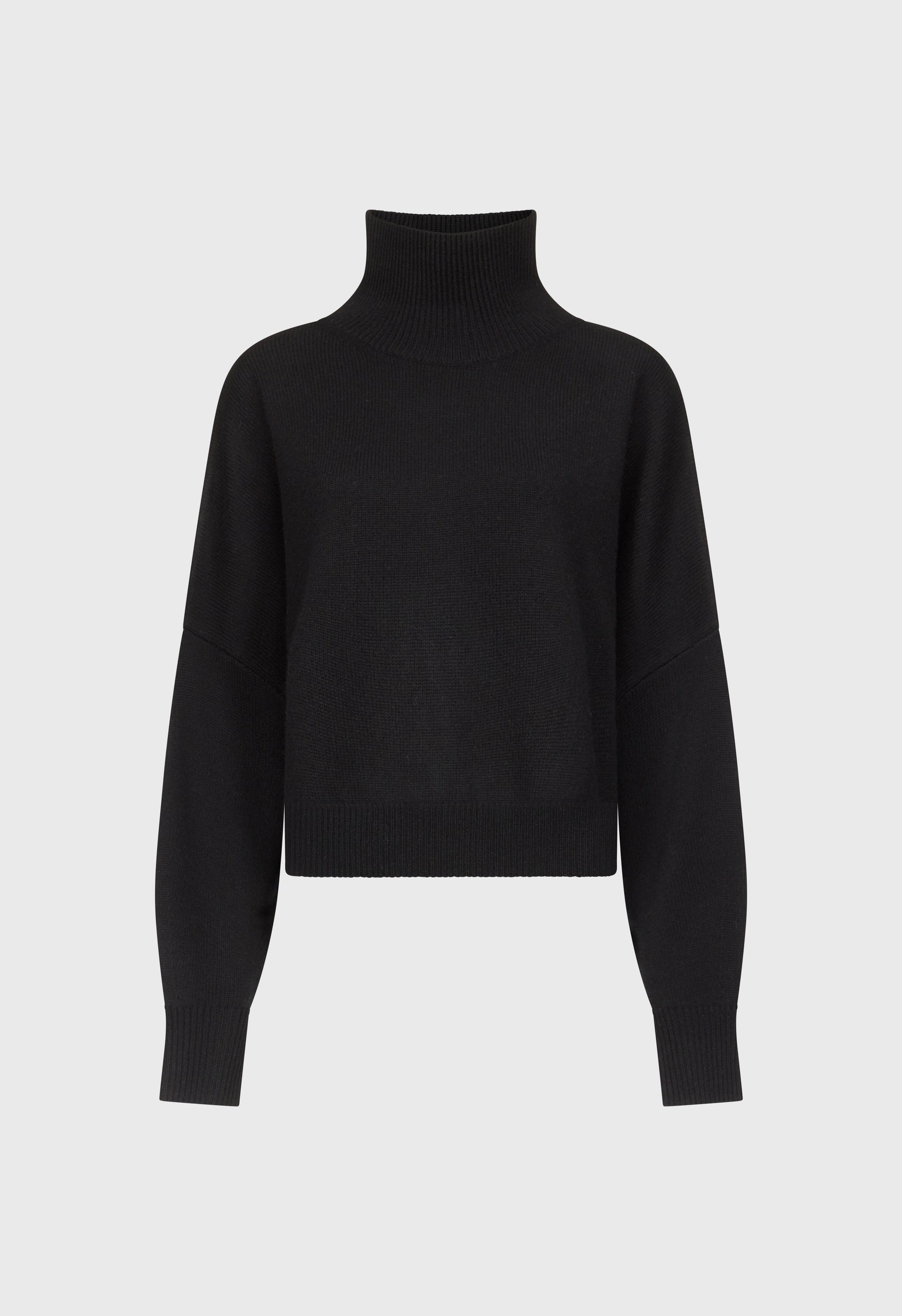 LUKE Stand collar wool sweater