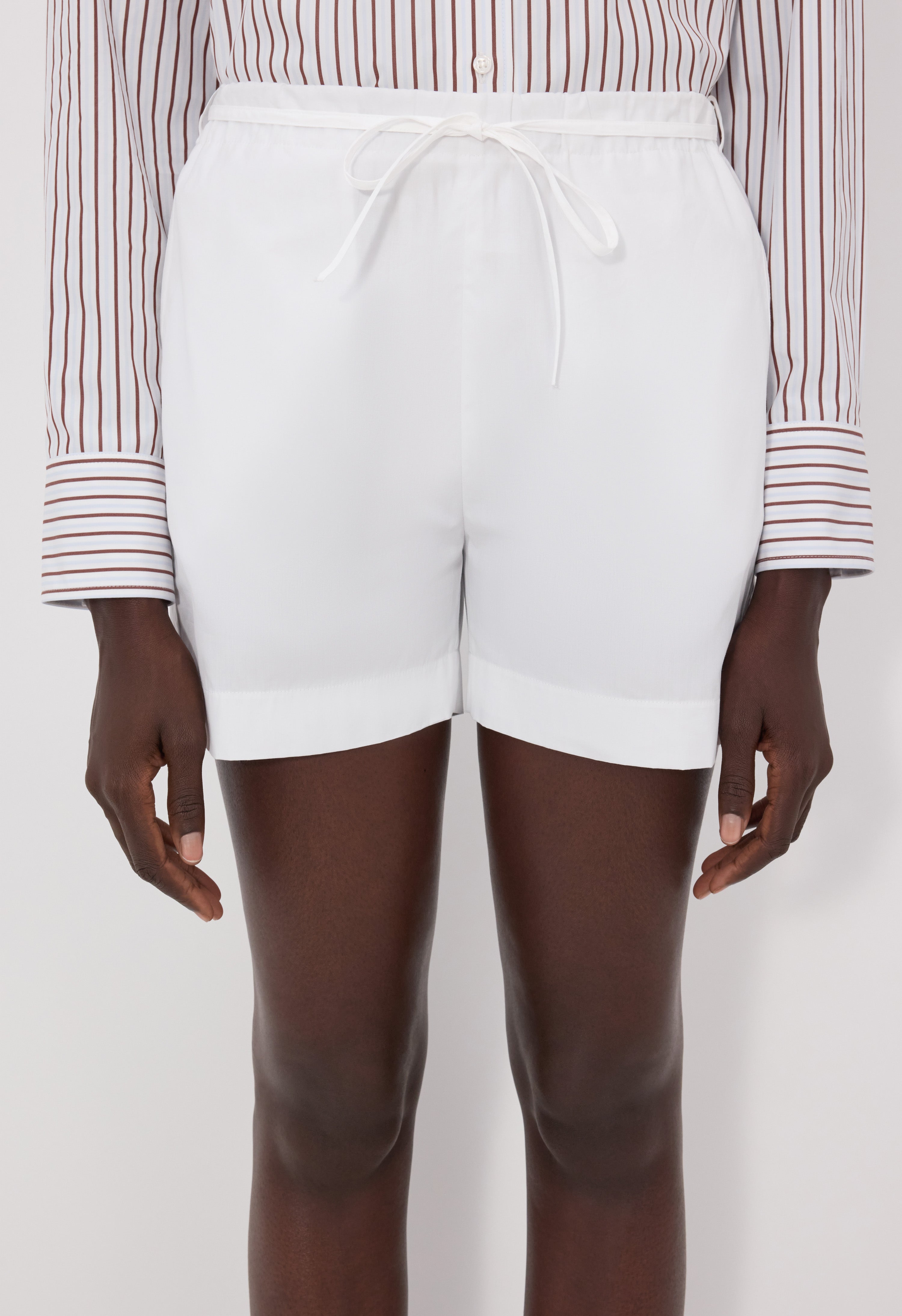 MALONE Cotton poplin shorts
