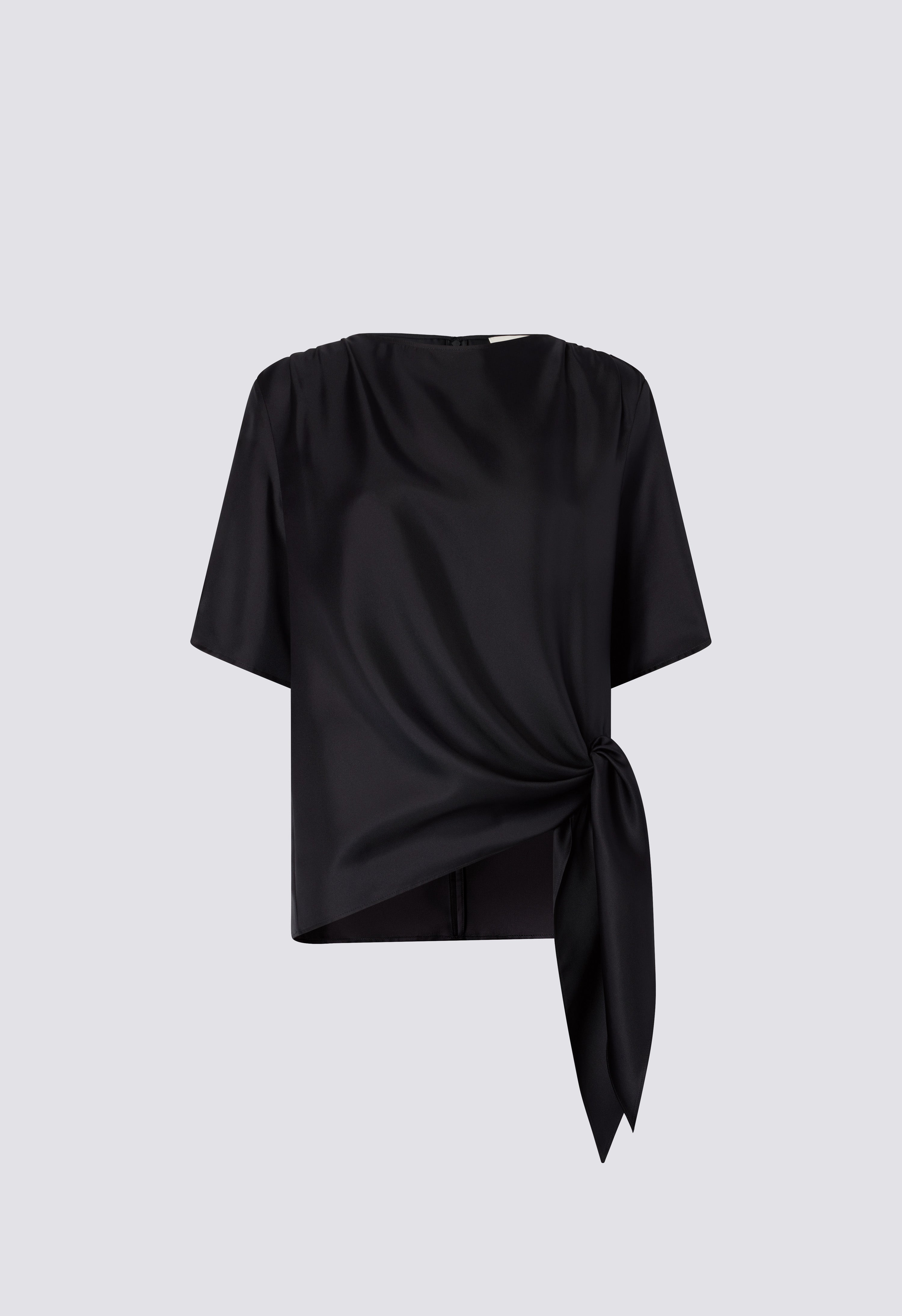 MANO Asymmetric silk top