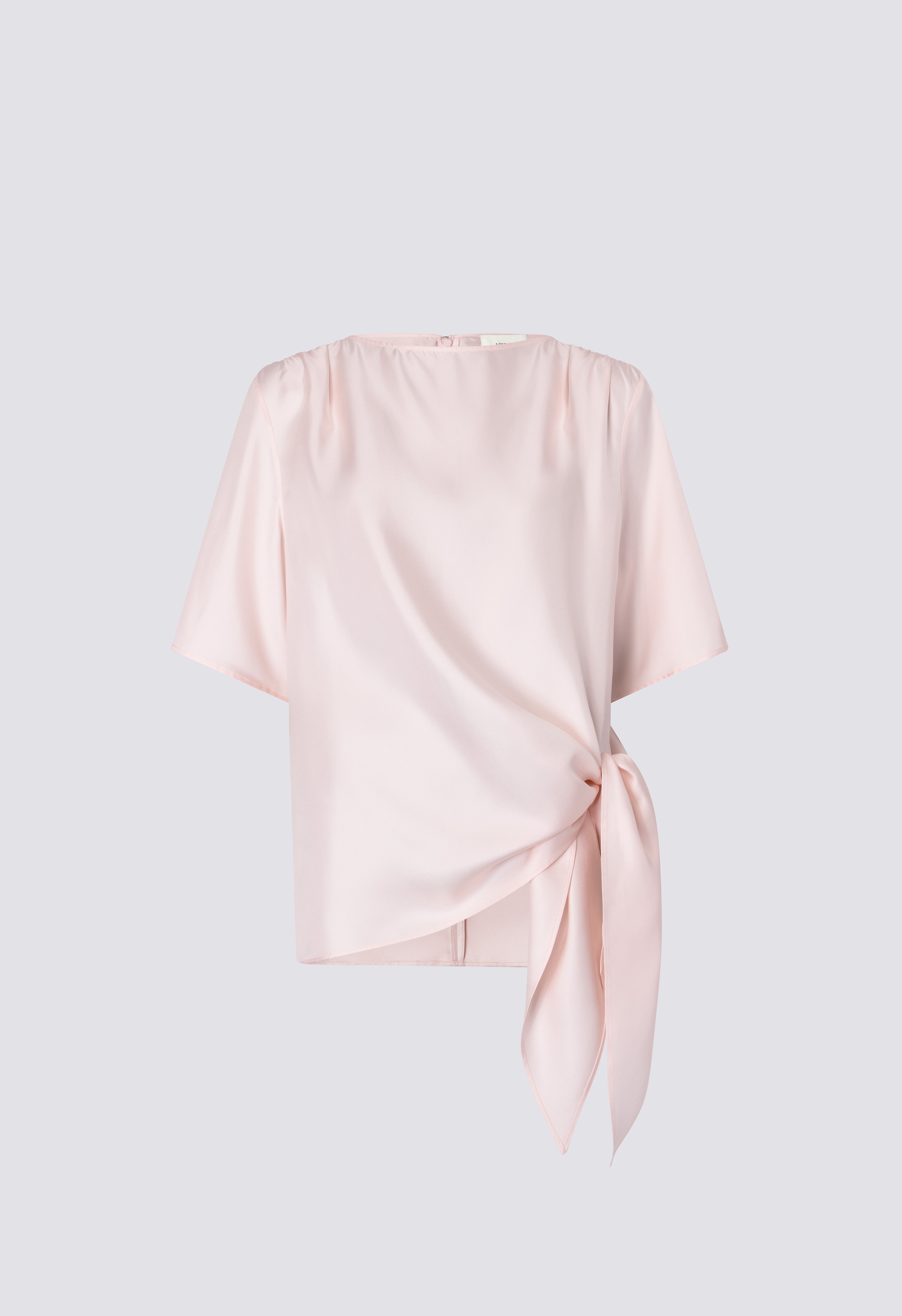 MANO Asymmetric silk top