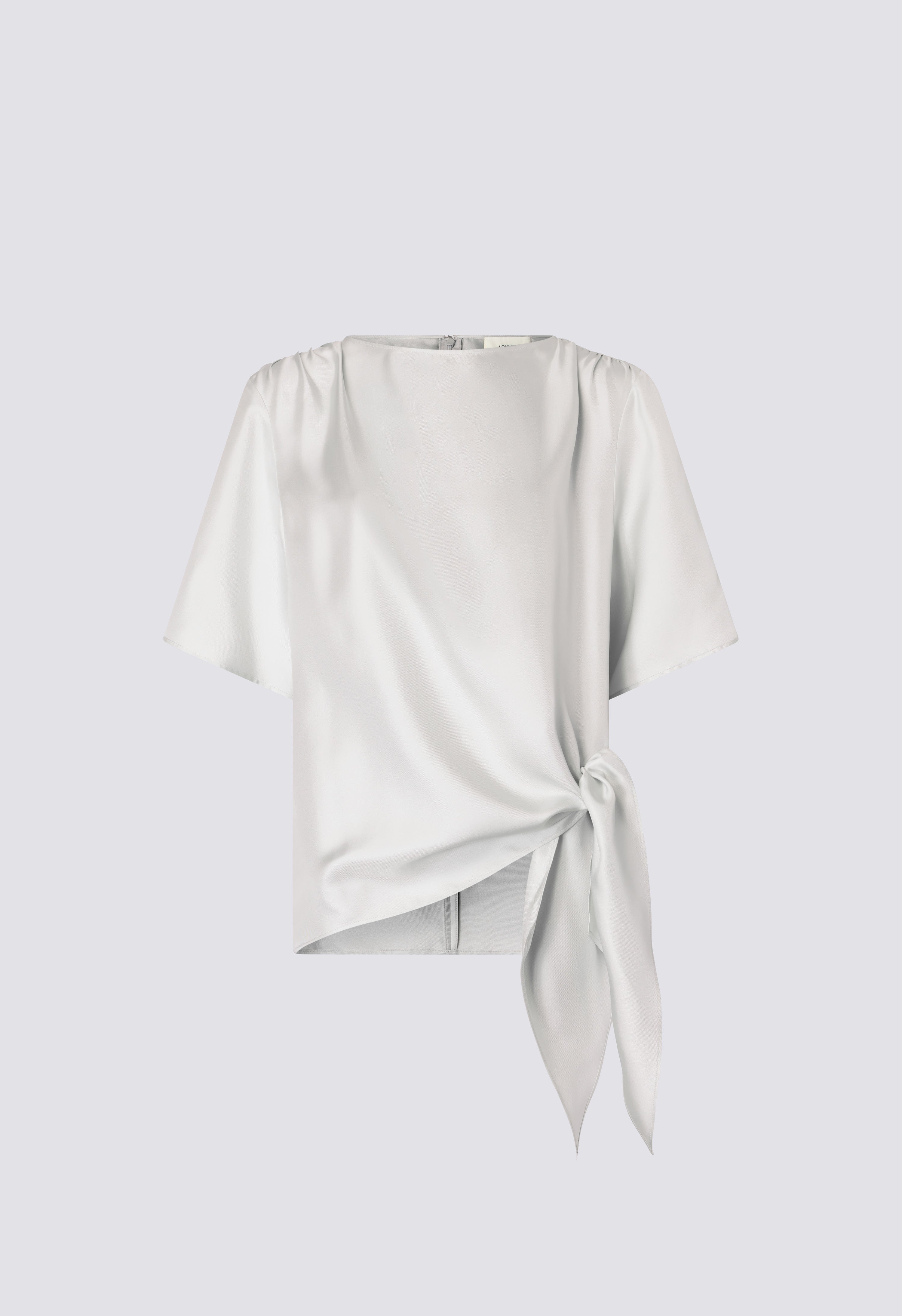 MANO Asymmetric silk top