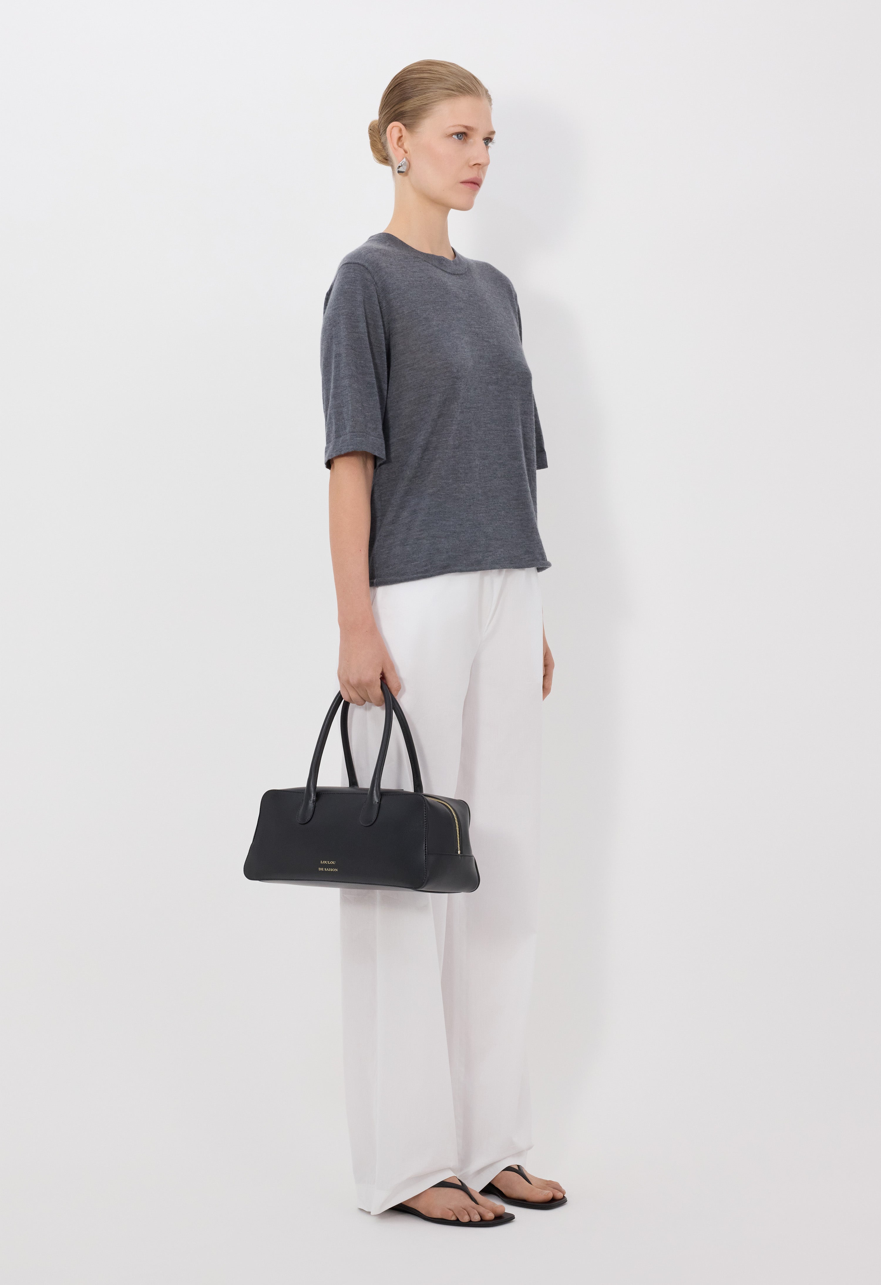 NALA Haut à manches courtes en cachemire fluide