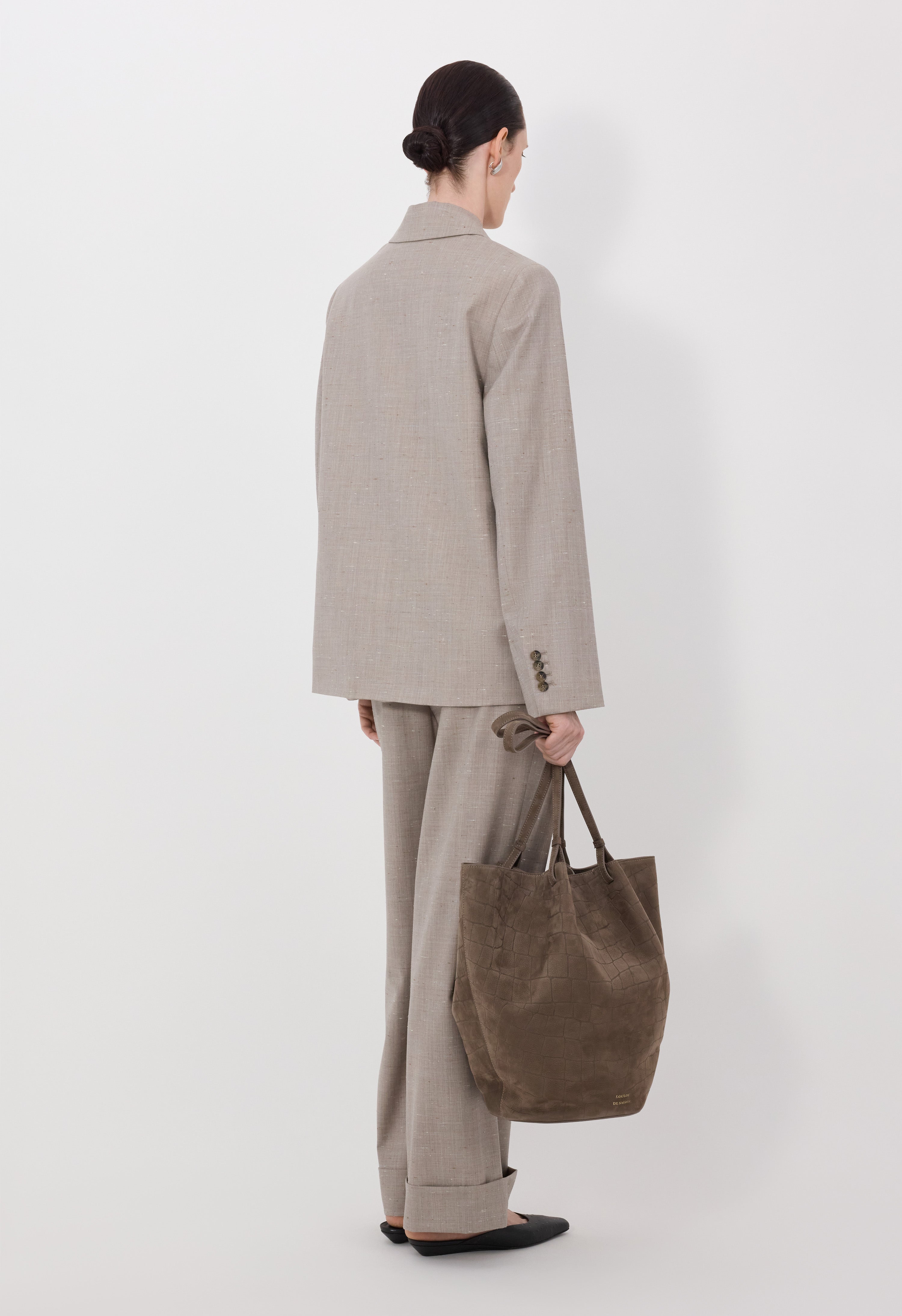 NORMA Wool and silk double breasted jacket