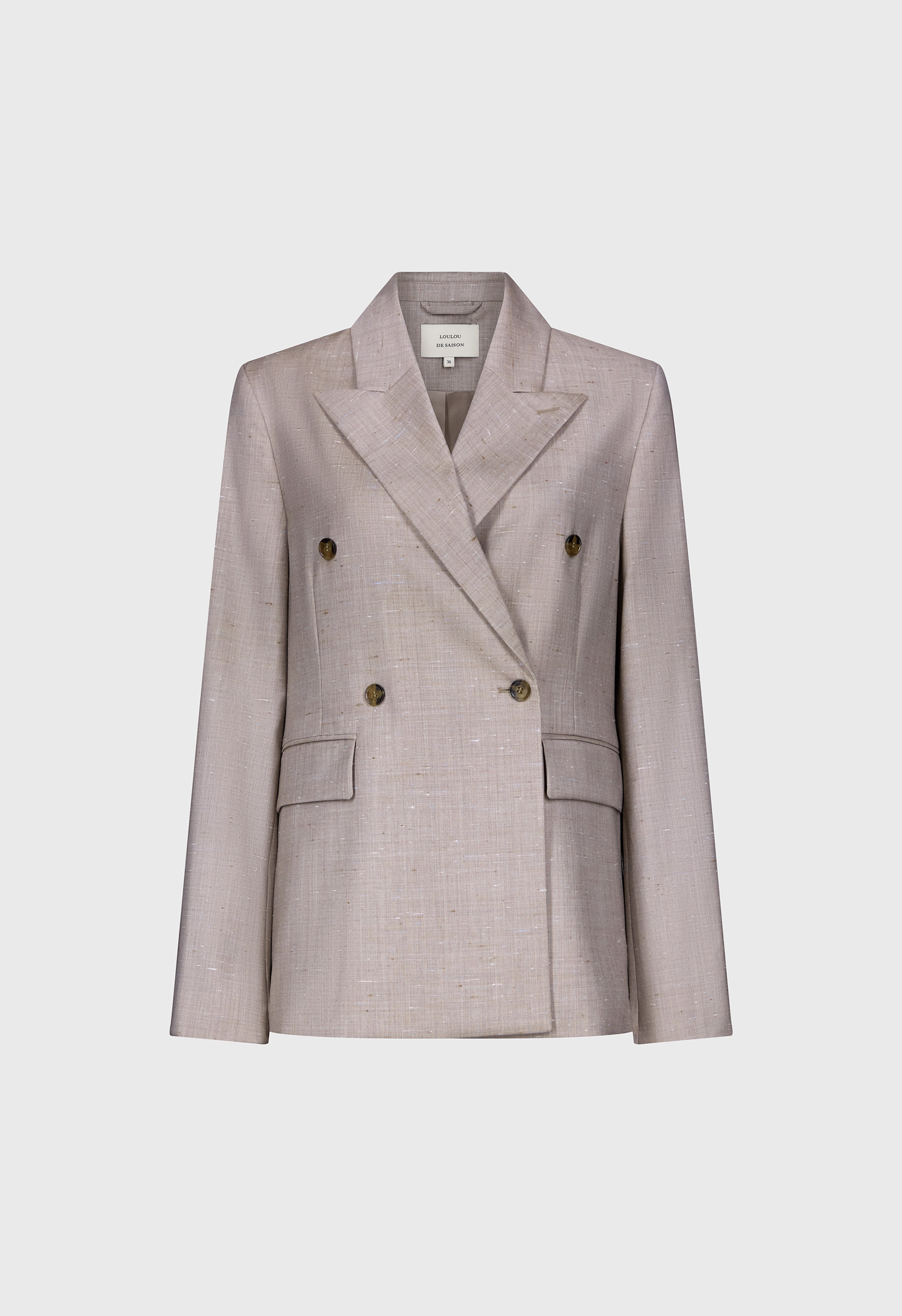 NORMA Wool and silk double breasted jacket