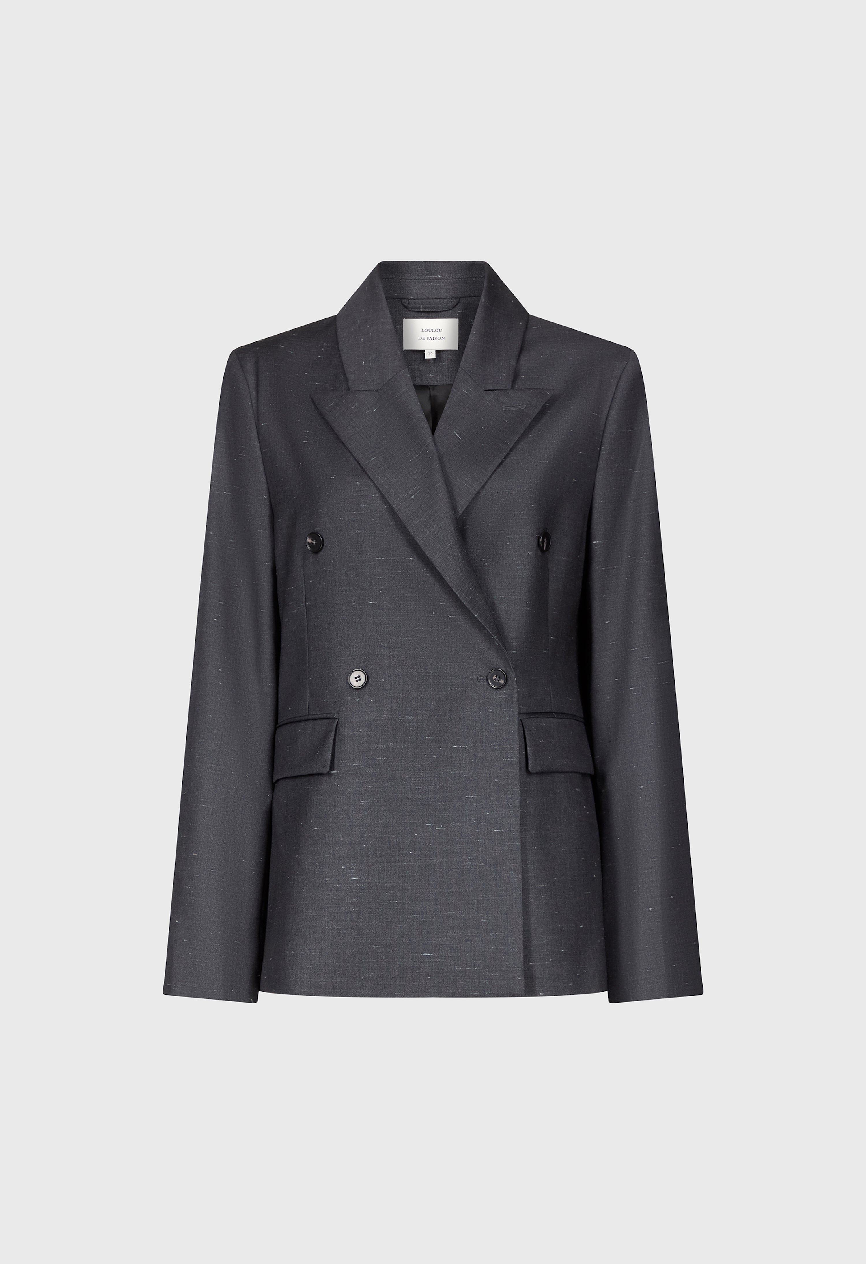 NORMA Wool and silk double breasted jacket