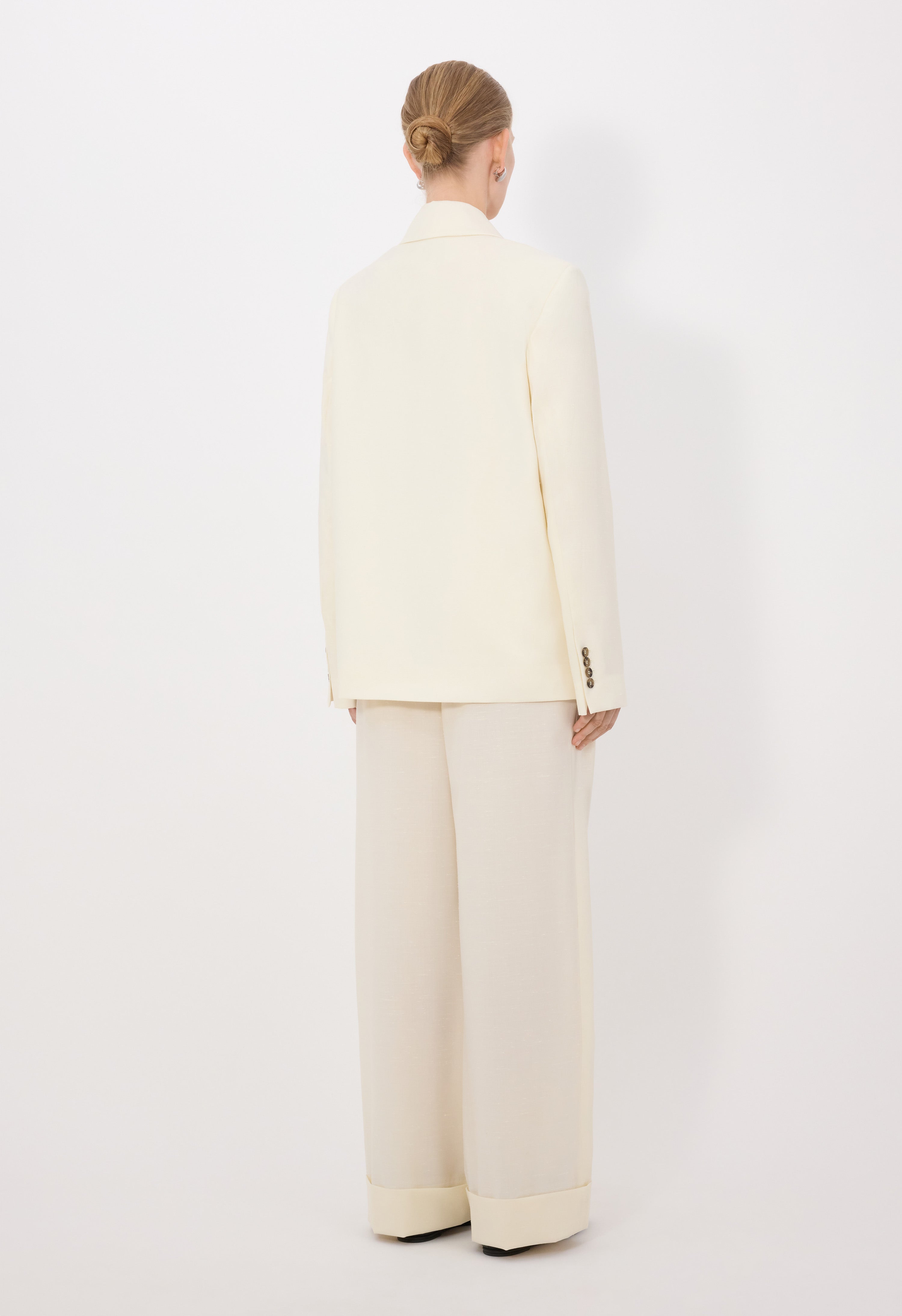 NORMA Wool and silk double breasted jacket