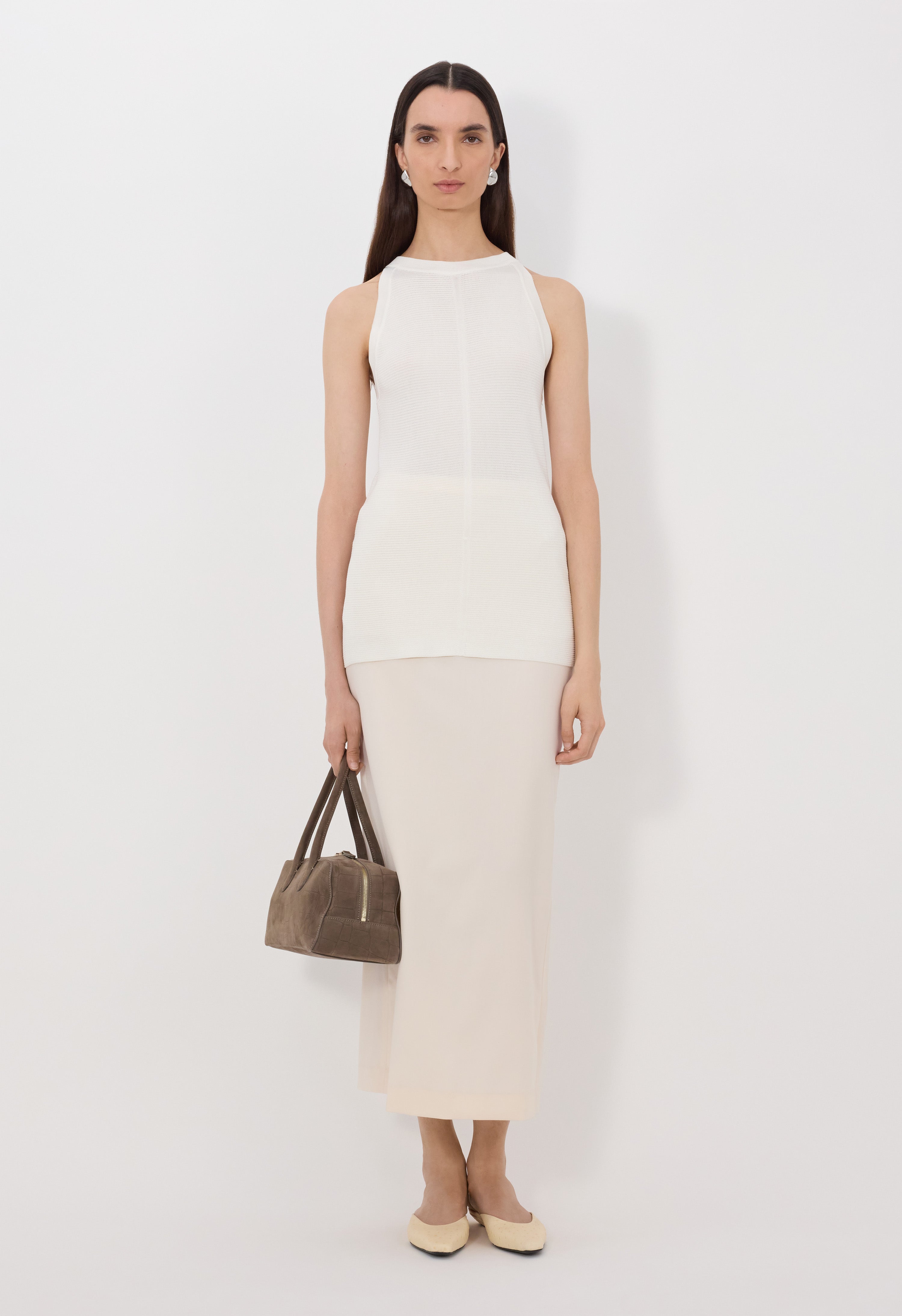 OHANA Haut en maille sans manches