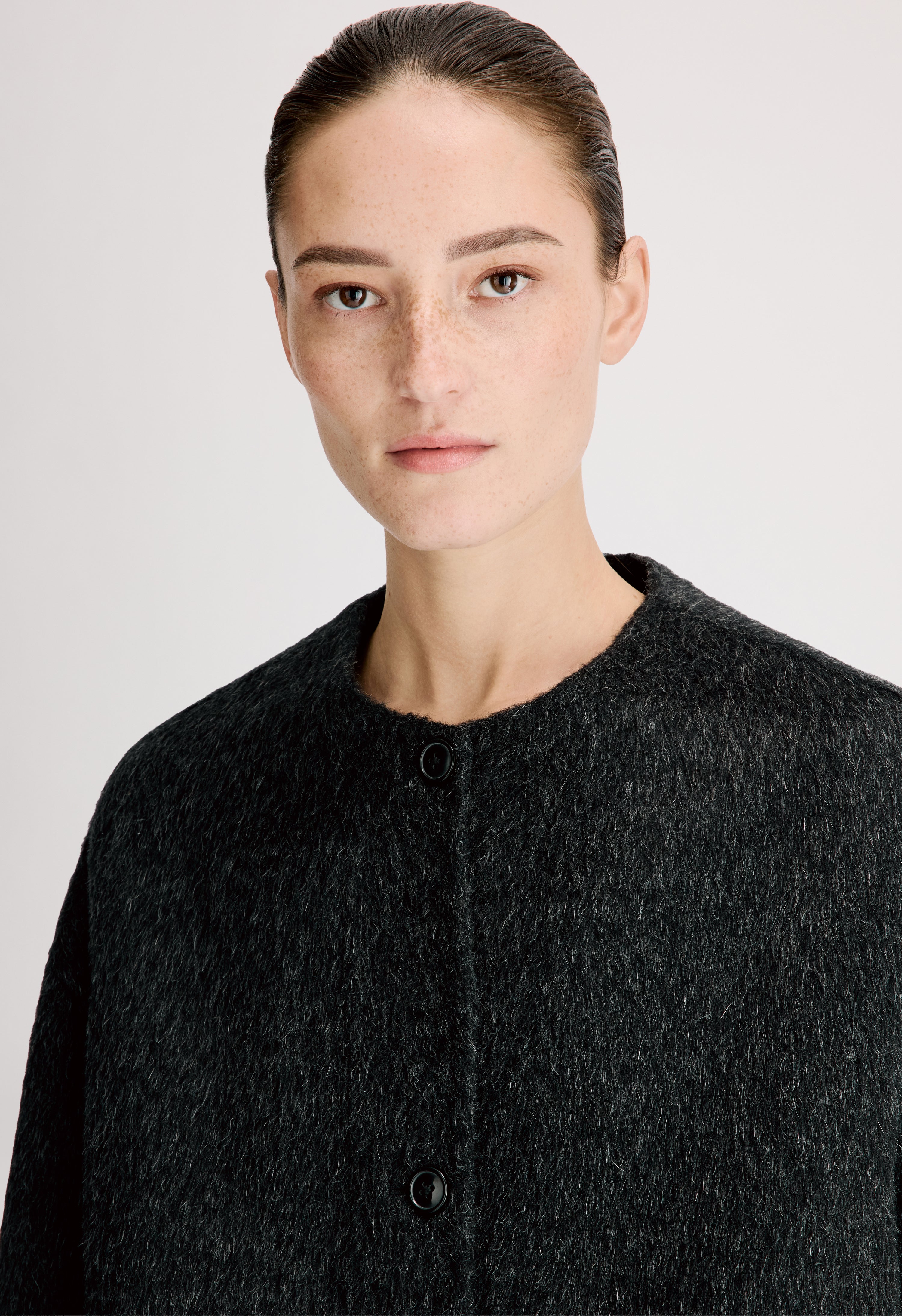 ORSON Oval-shaped midi coat