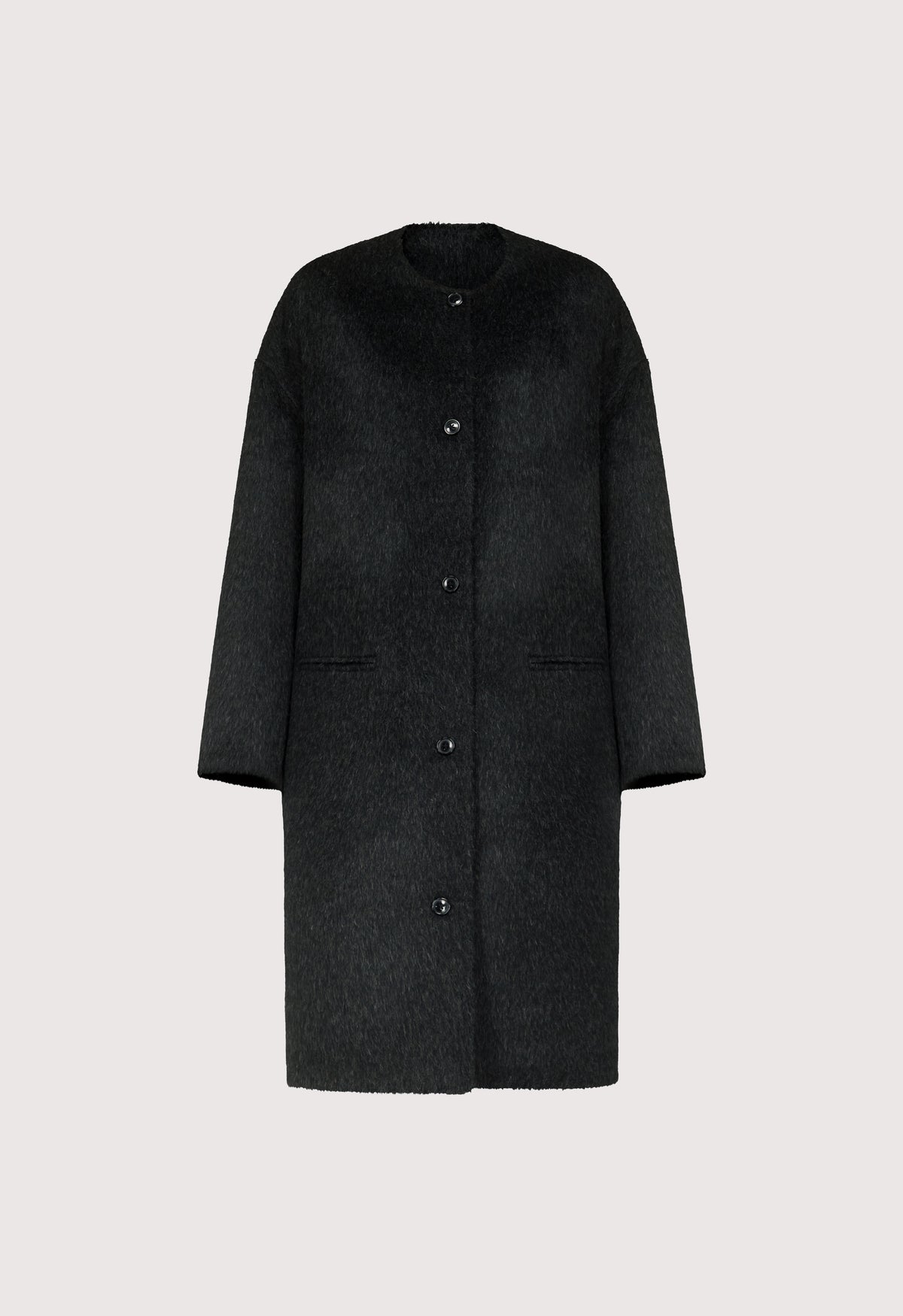 ORSON Oval-shaped midi coat
