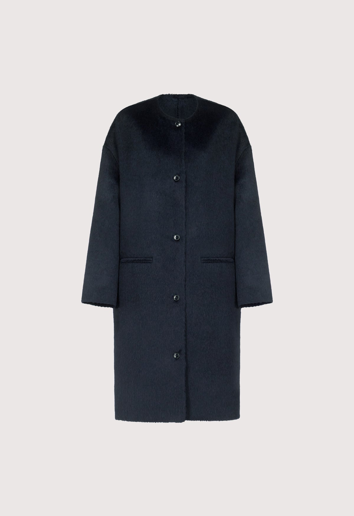 ORSON Oval-shaped midi coat