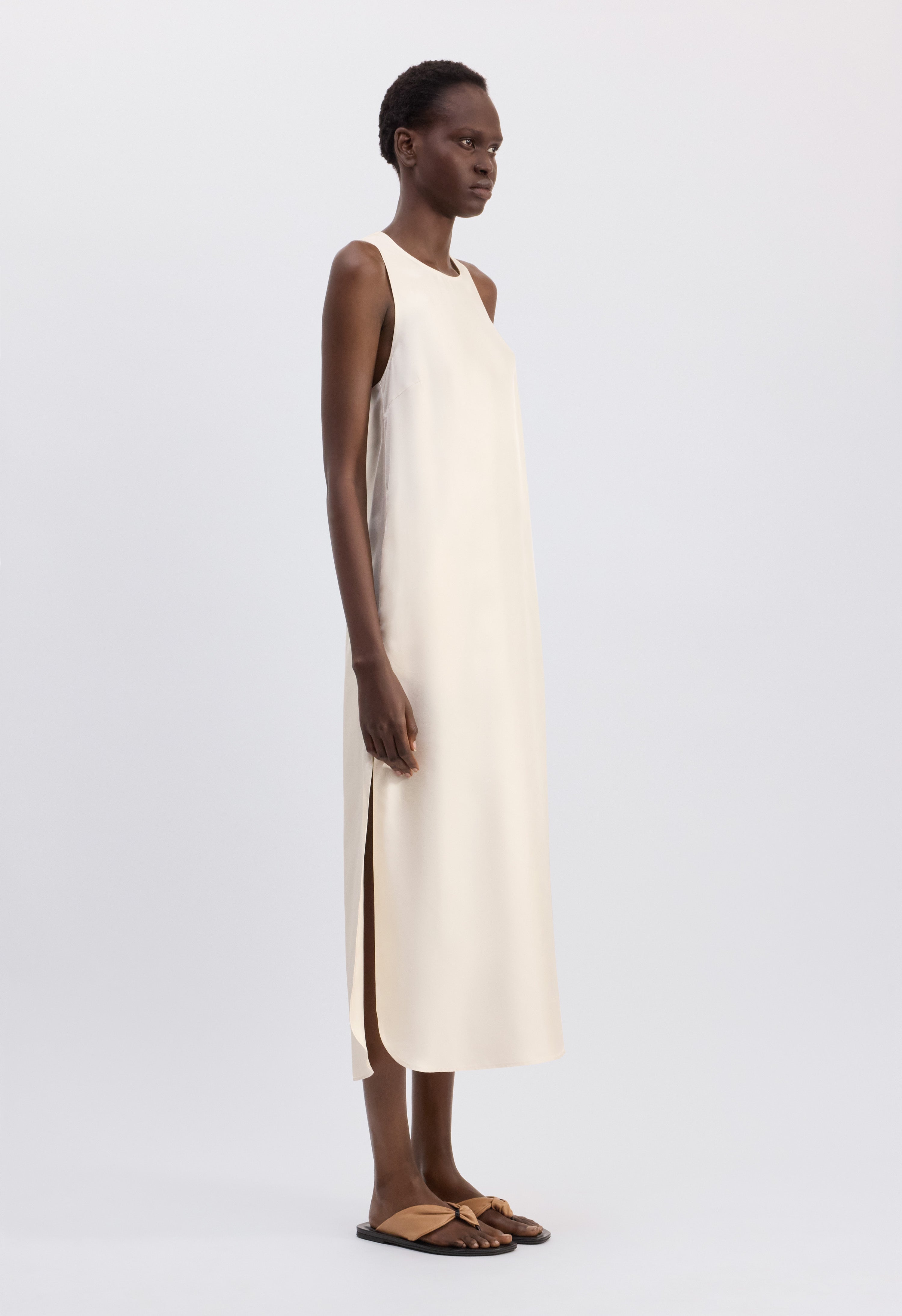 PALOMA Robe longue en soie
