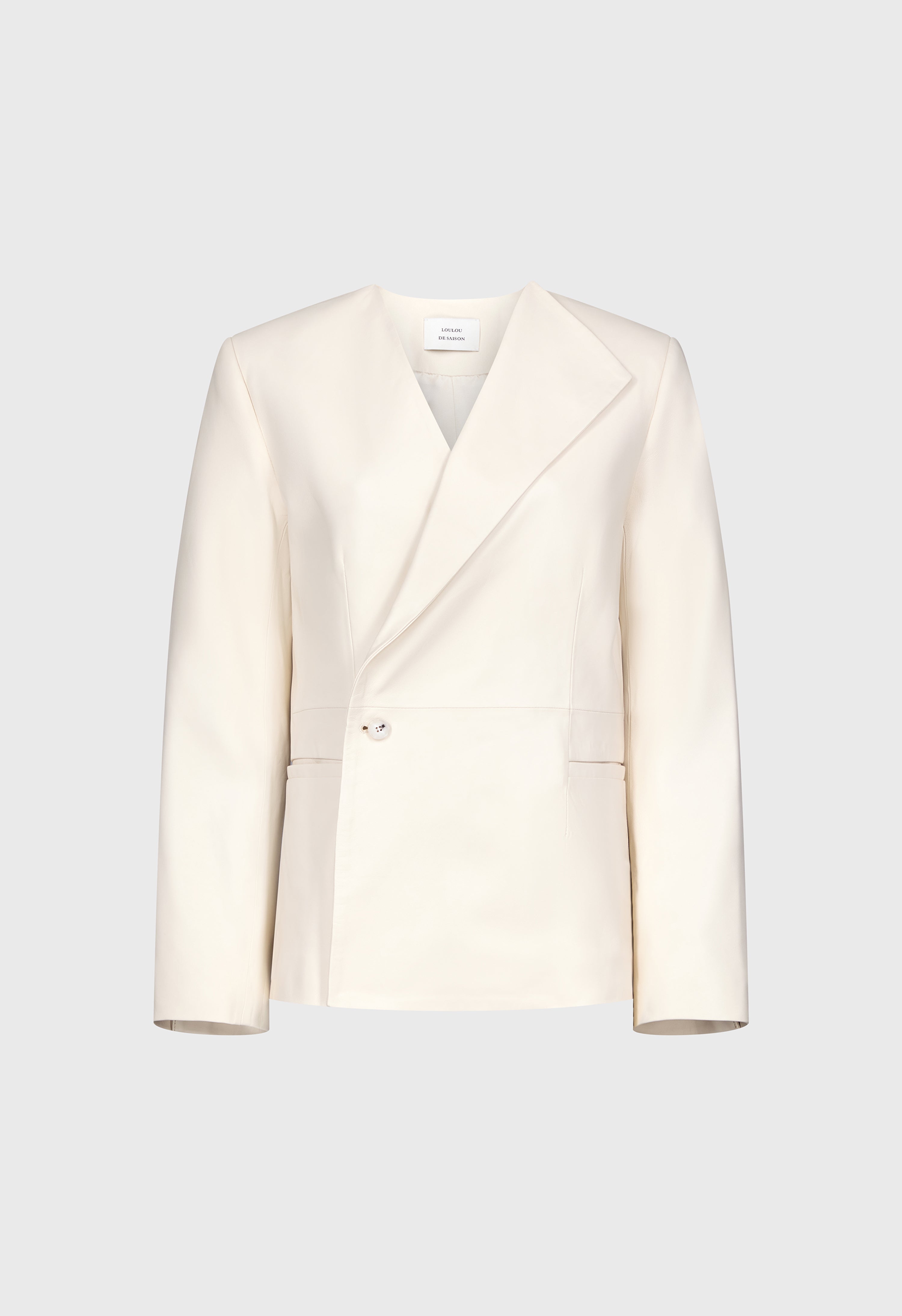 PAOLI Asymmetric leather jacket