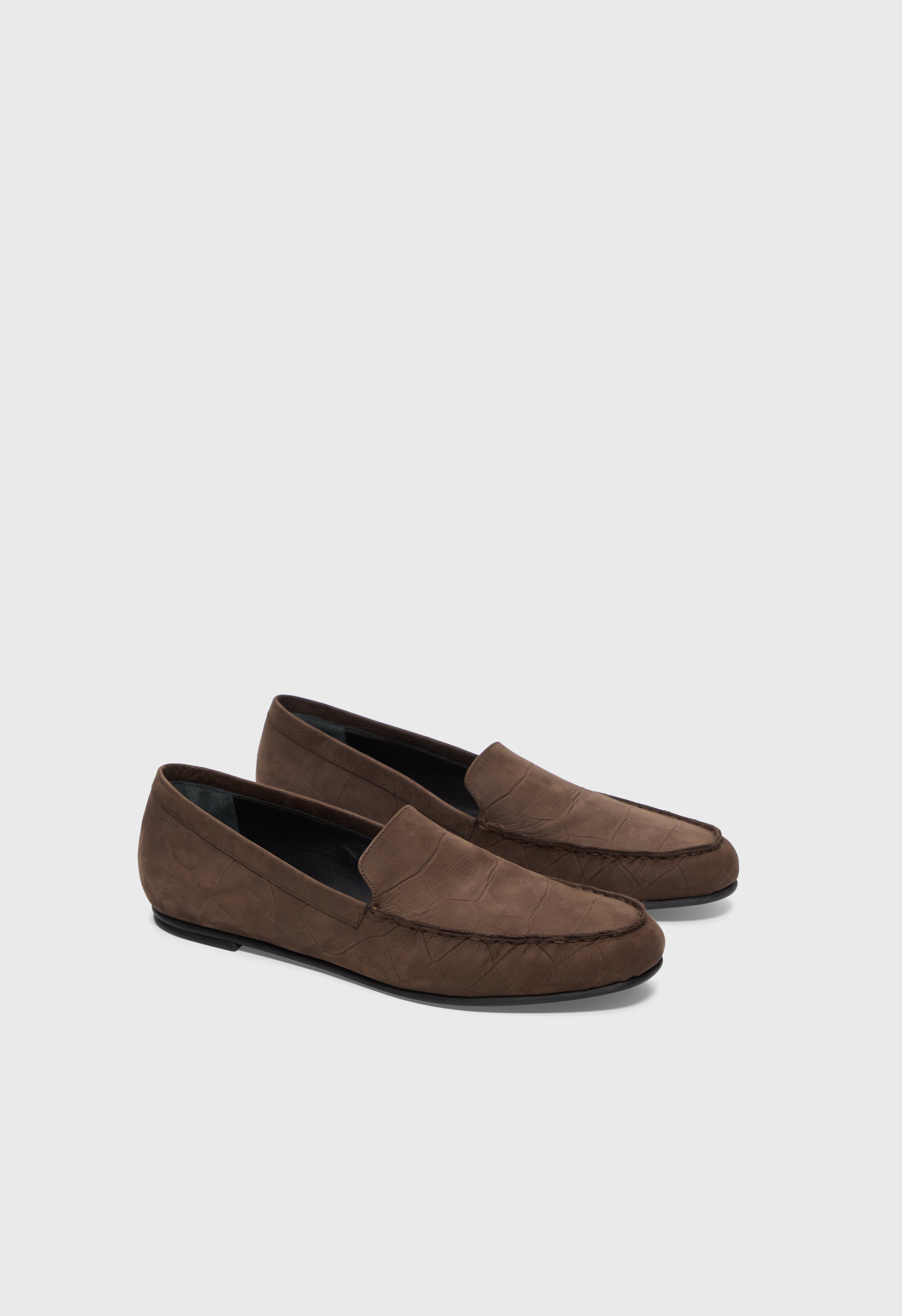 PESARO Soft suede loafers