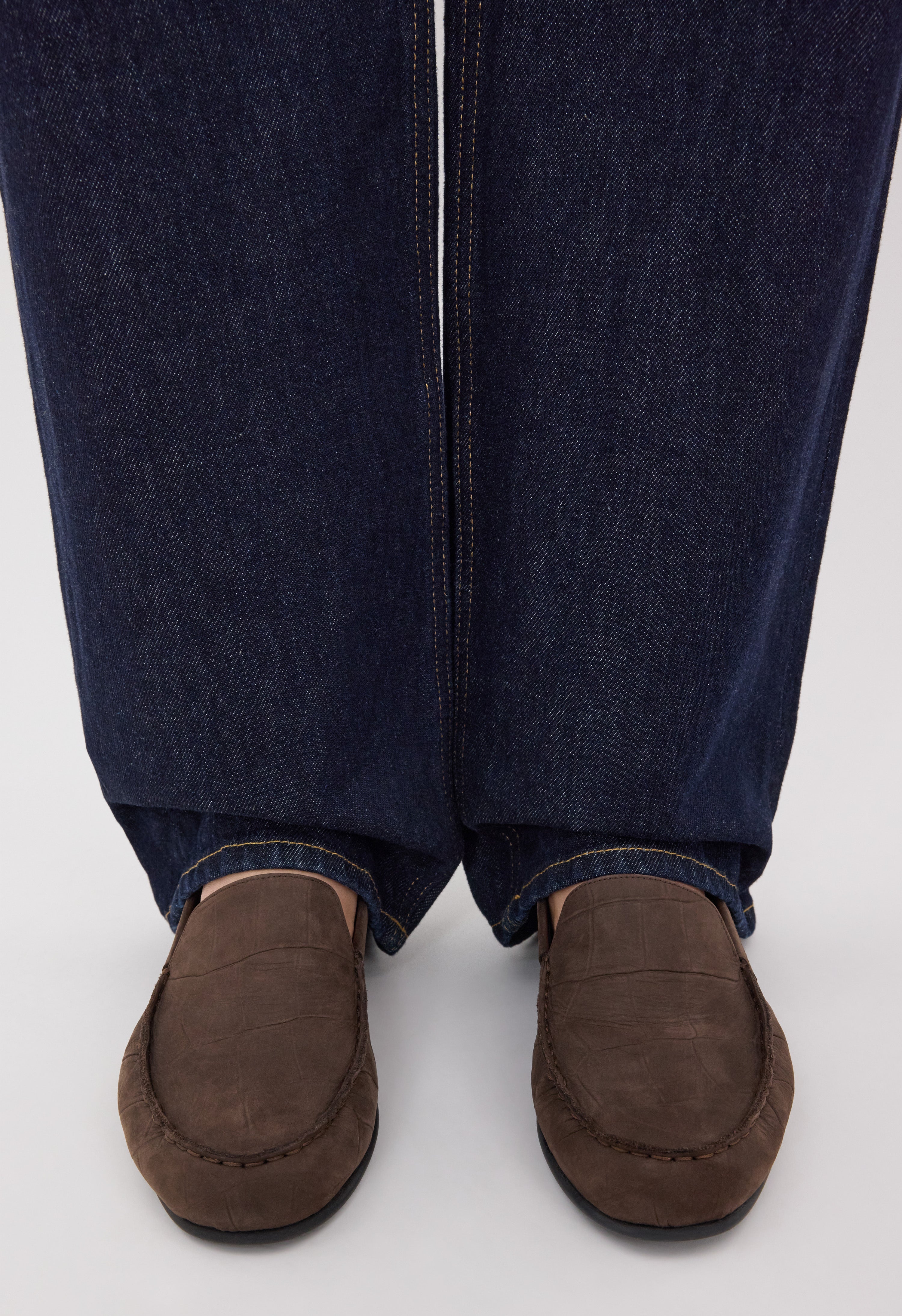 PESARO Soft suede loafers