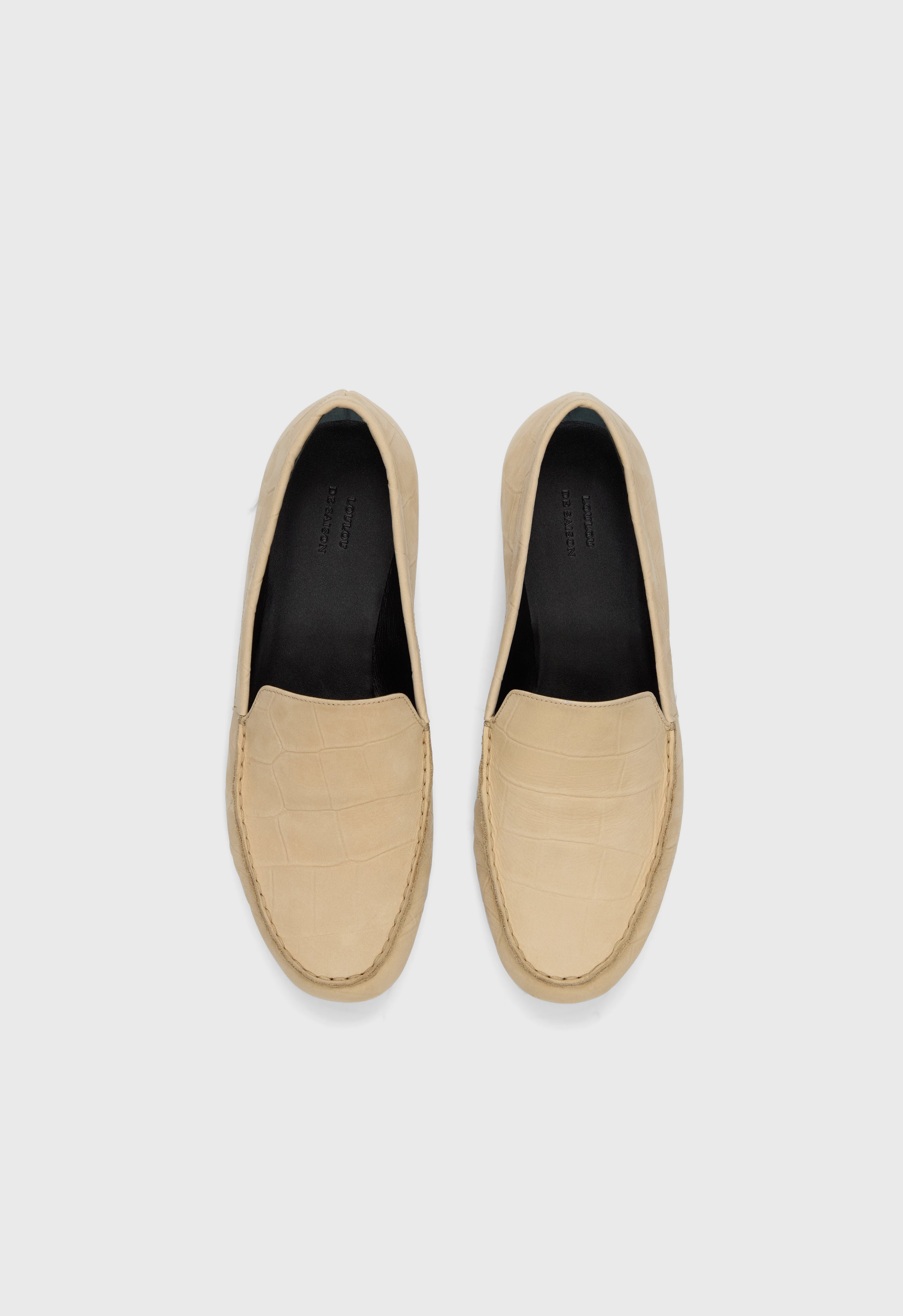 PESARO Soft suede loafers