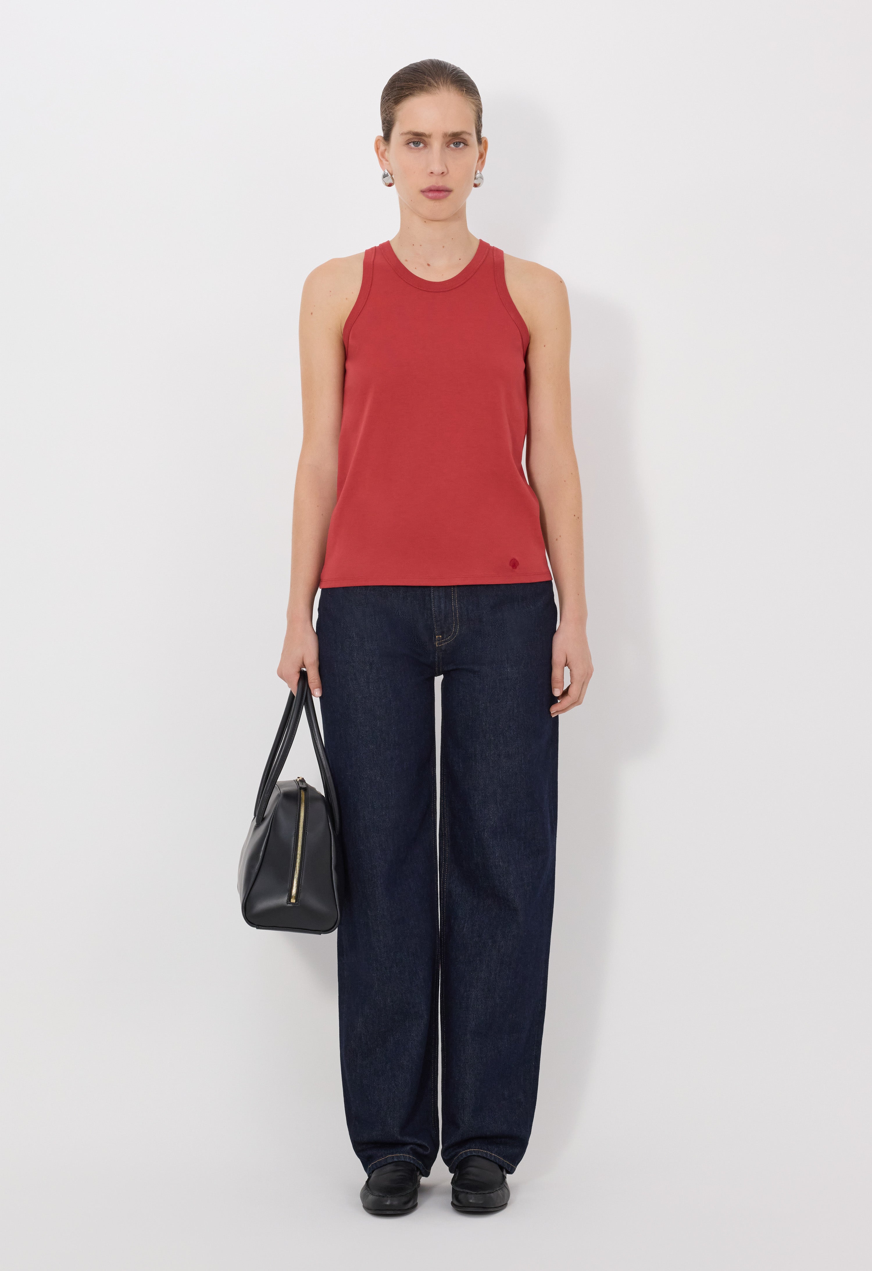 POSO LDS Supima cotton Tank top