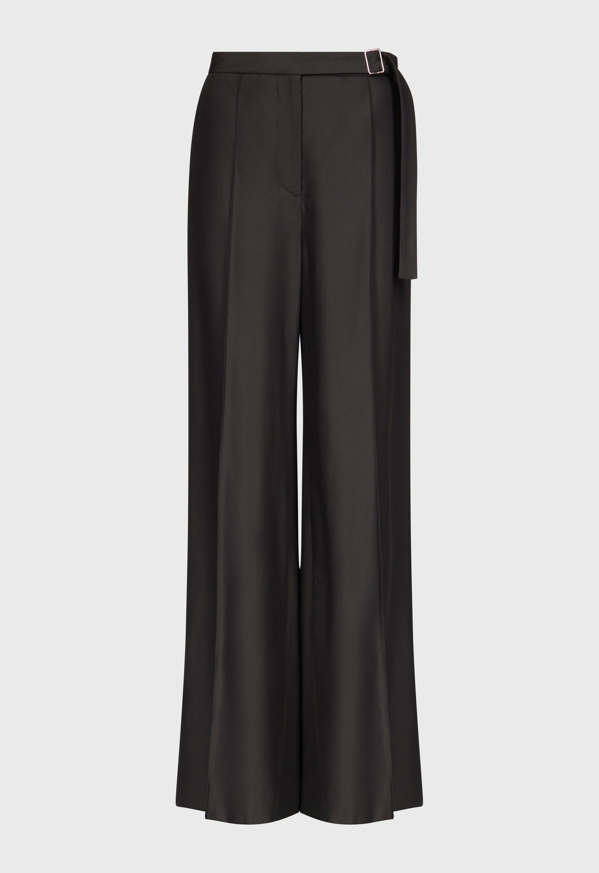 PRATT Buckle waistband trousers