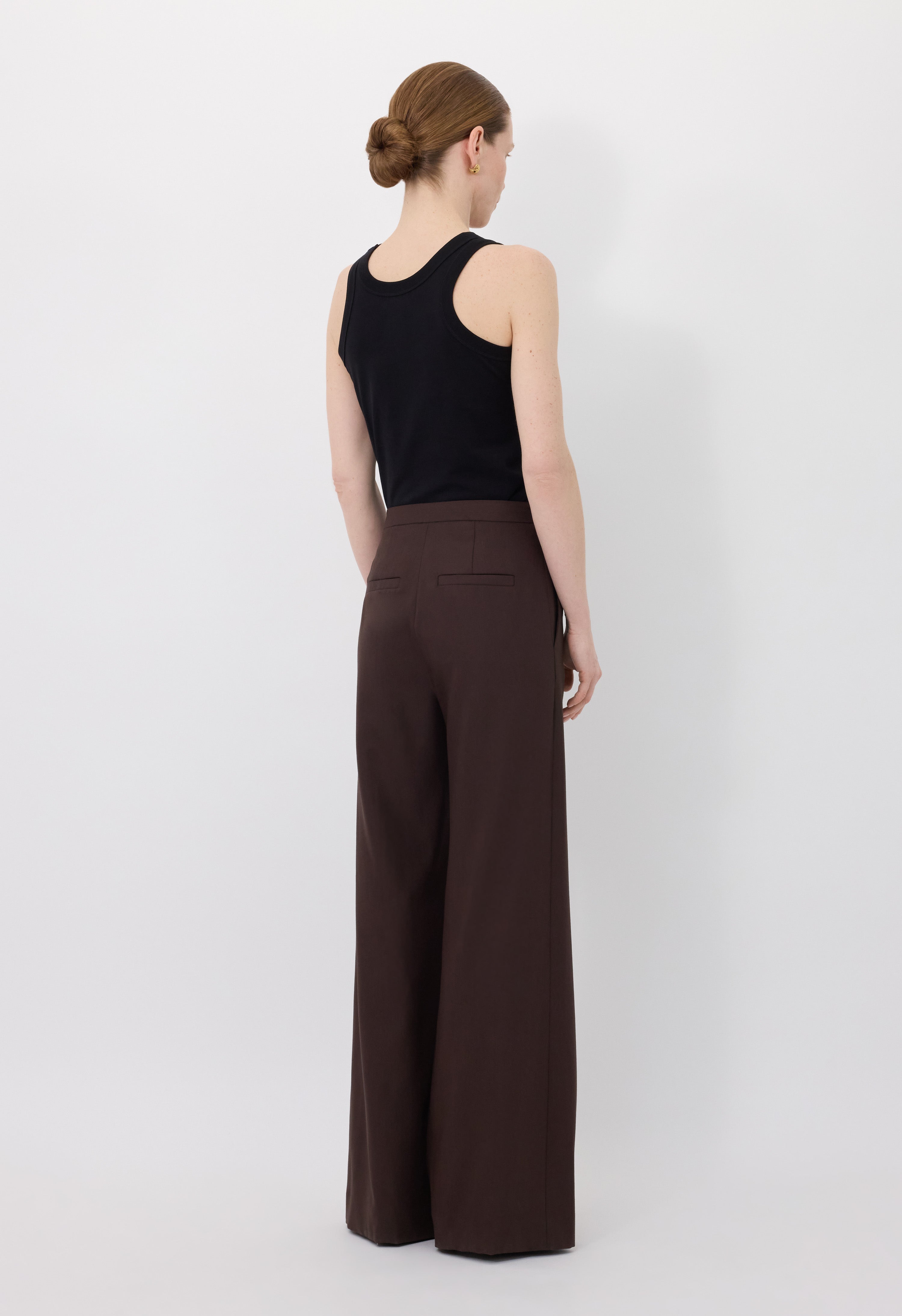 PRATT Buckle waistband trousers