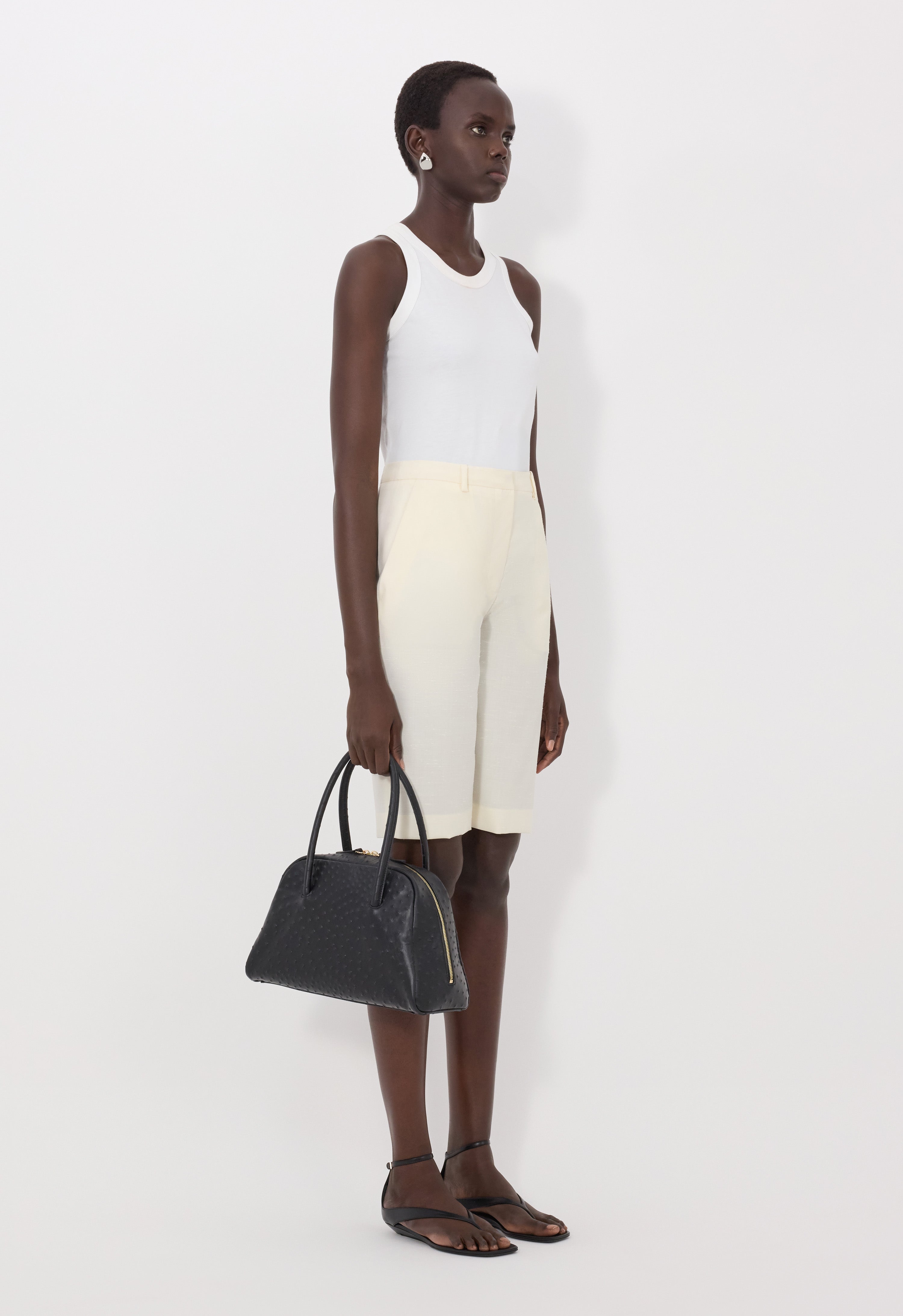 RAY Wool and silk bermuda shorts