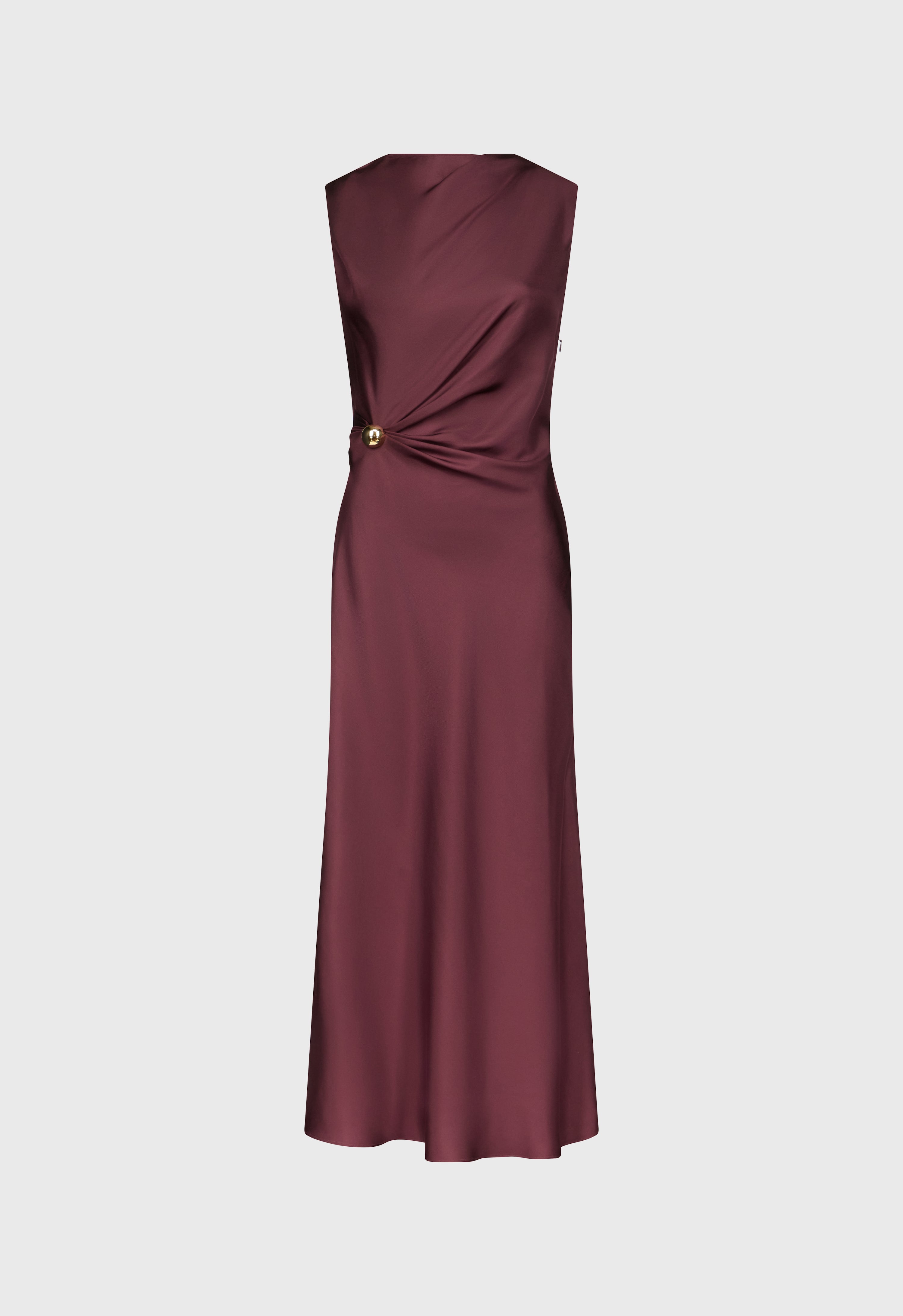 ROAN Draped metal ornament dress