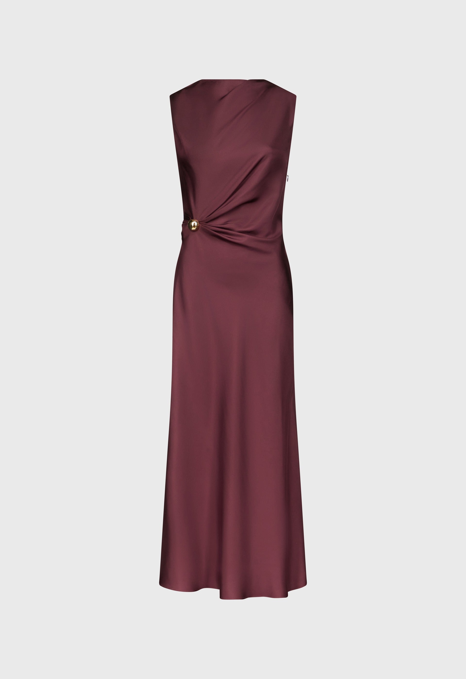 ROAN Draped metal ornament dress