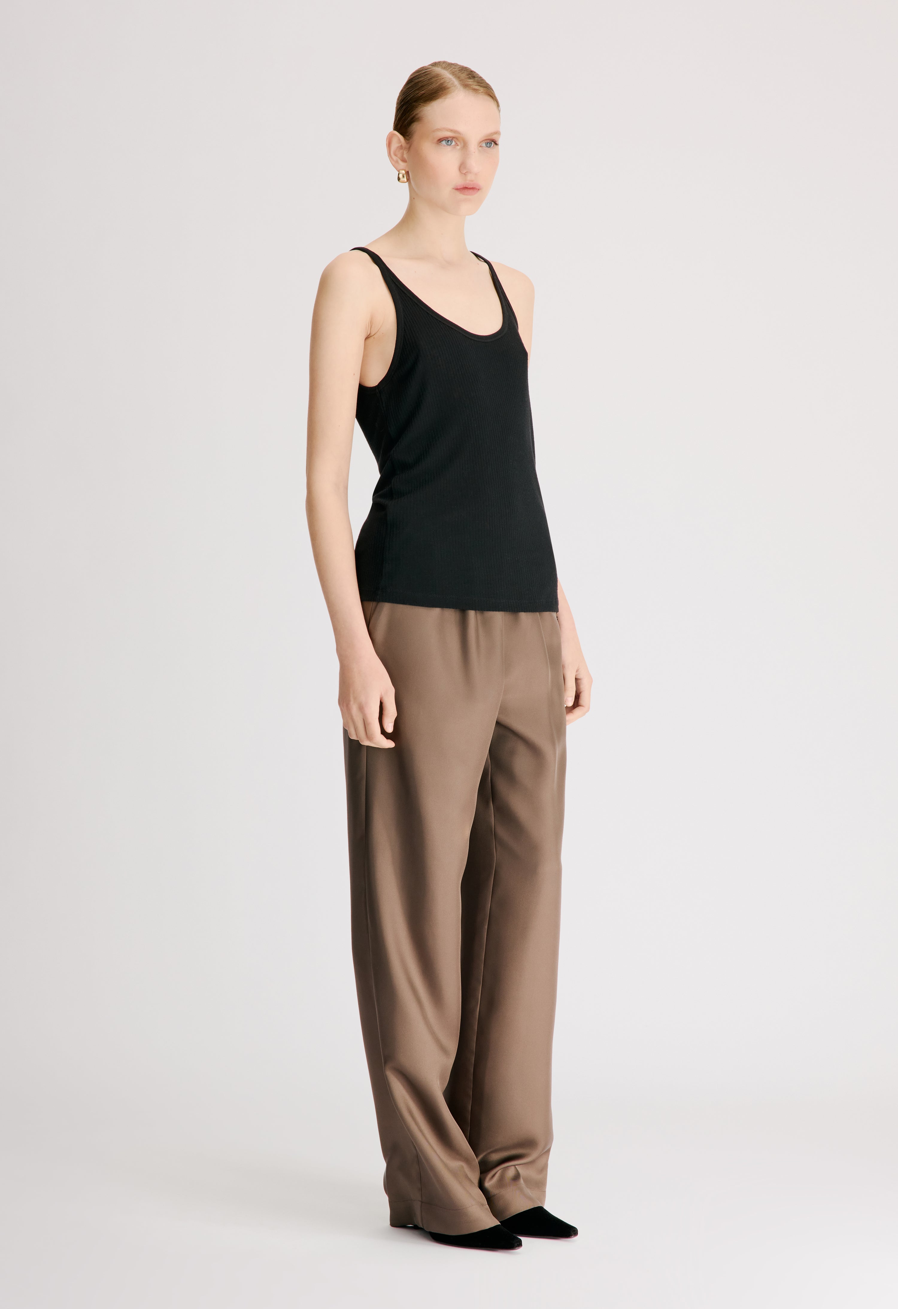 RONI Rib jersey tank top