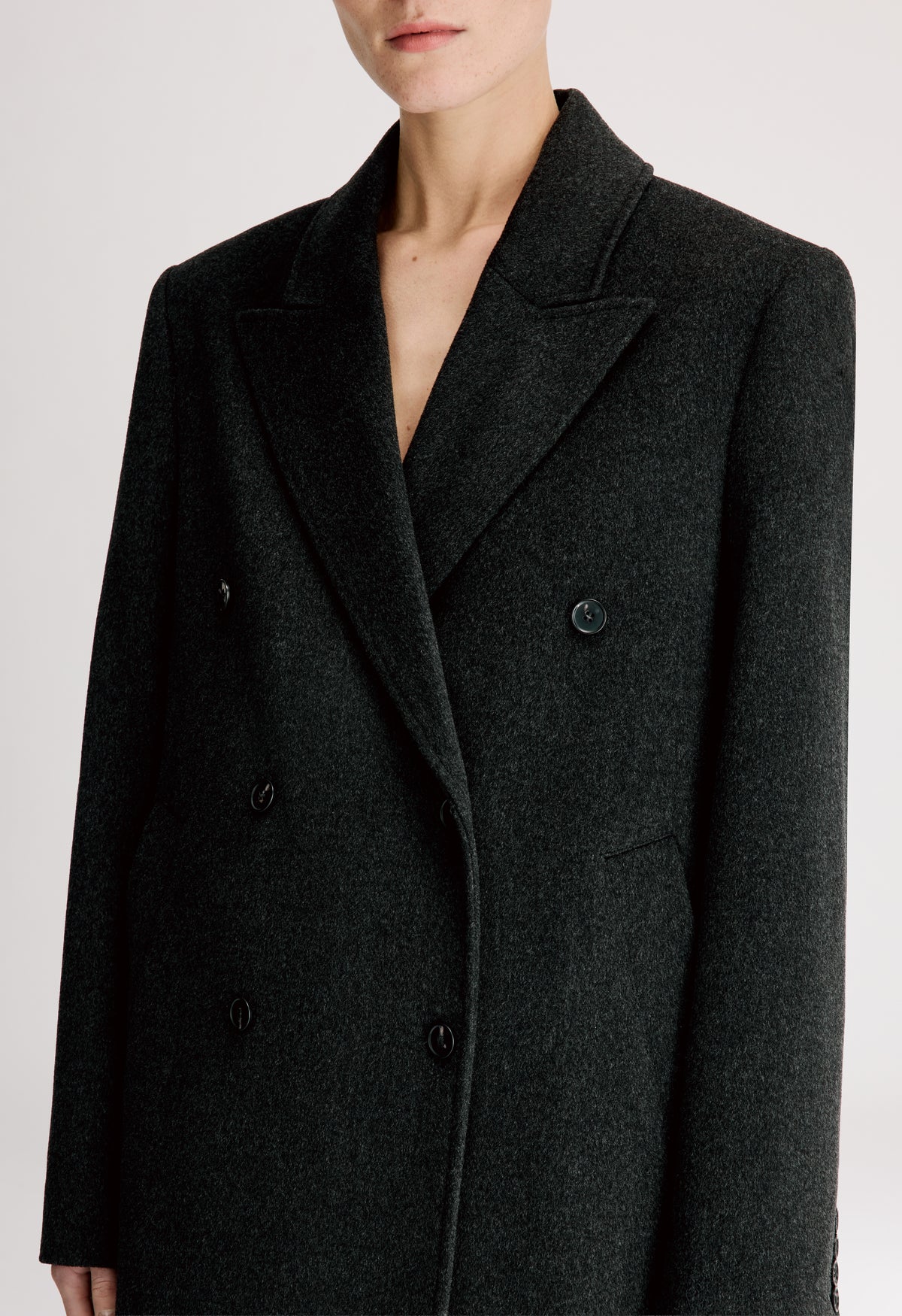 ROSCO LDS Double breasted long coat
