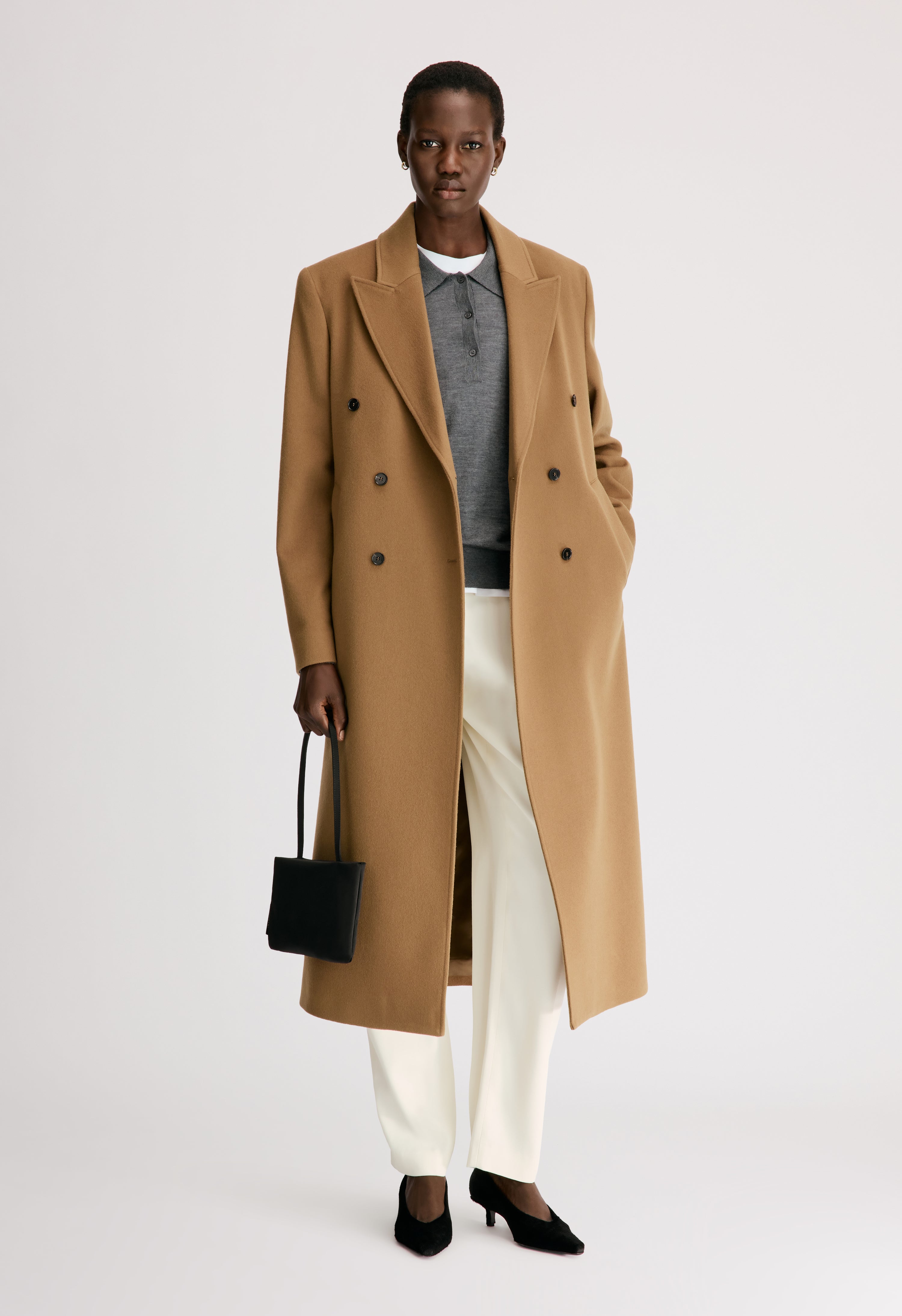 ROSCO LDS Double breasted long coat