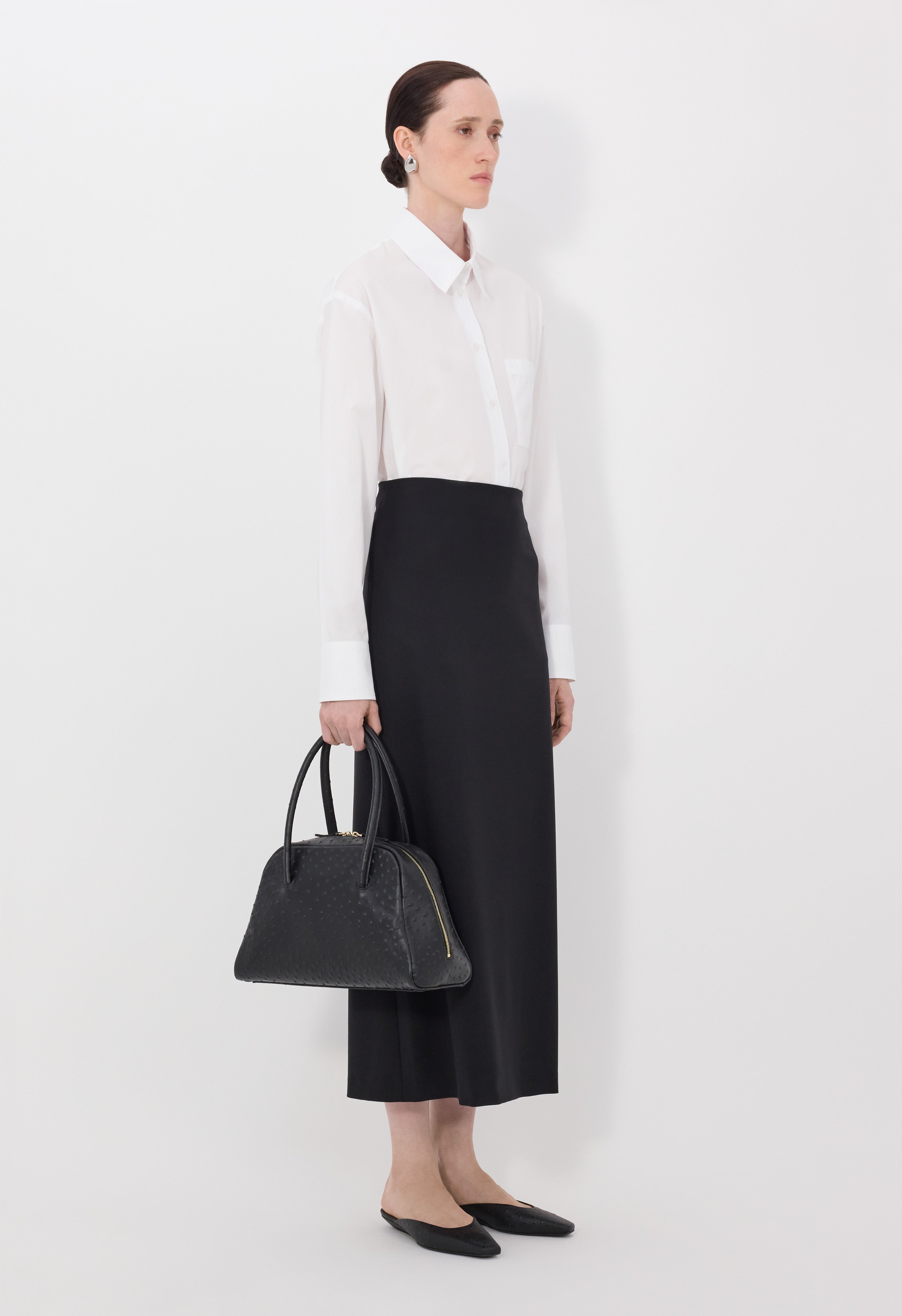 SAMOS LDS Grain de poudre long skirt