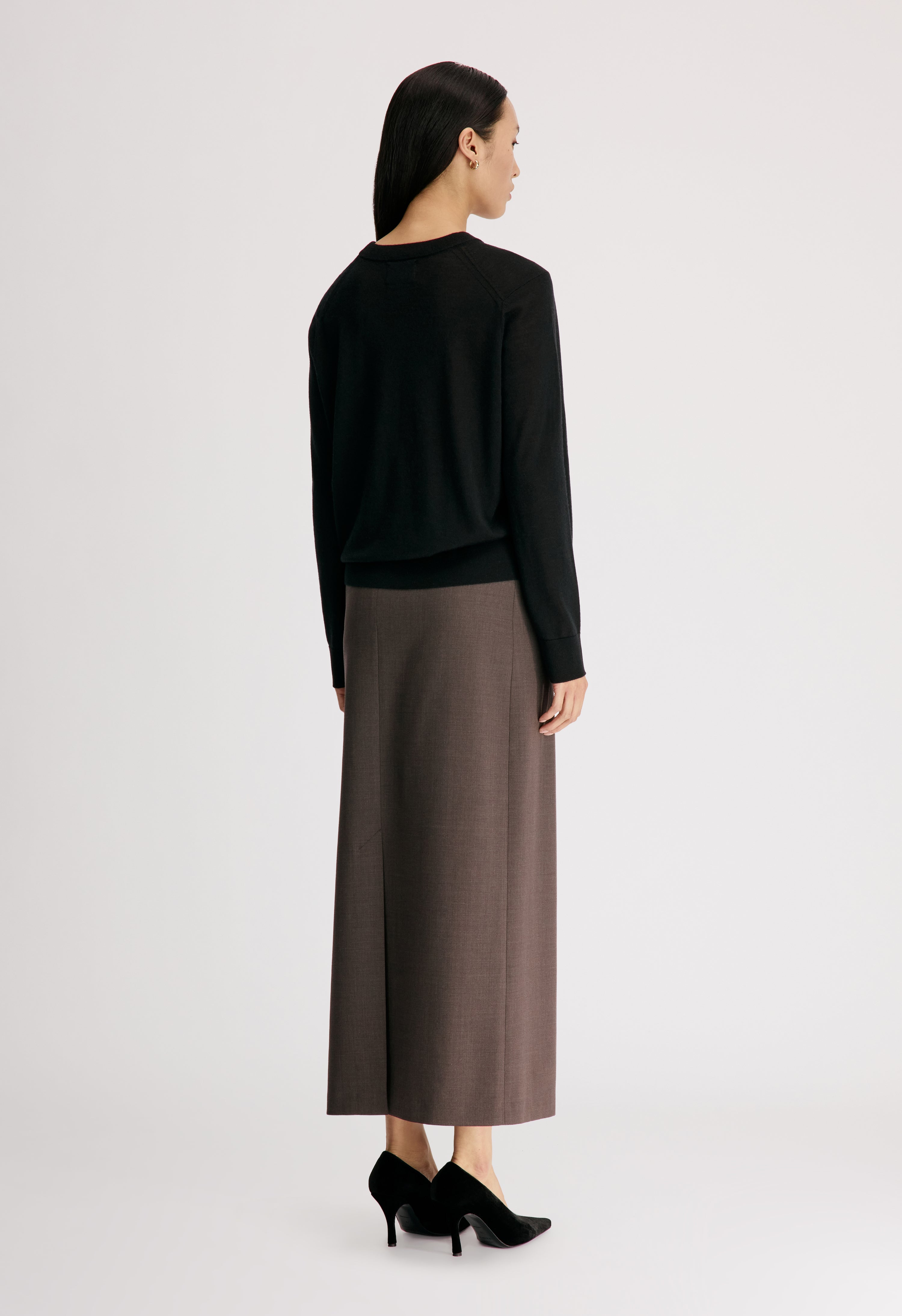 SAMOS LDS Grain de poudre long skirt