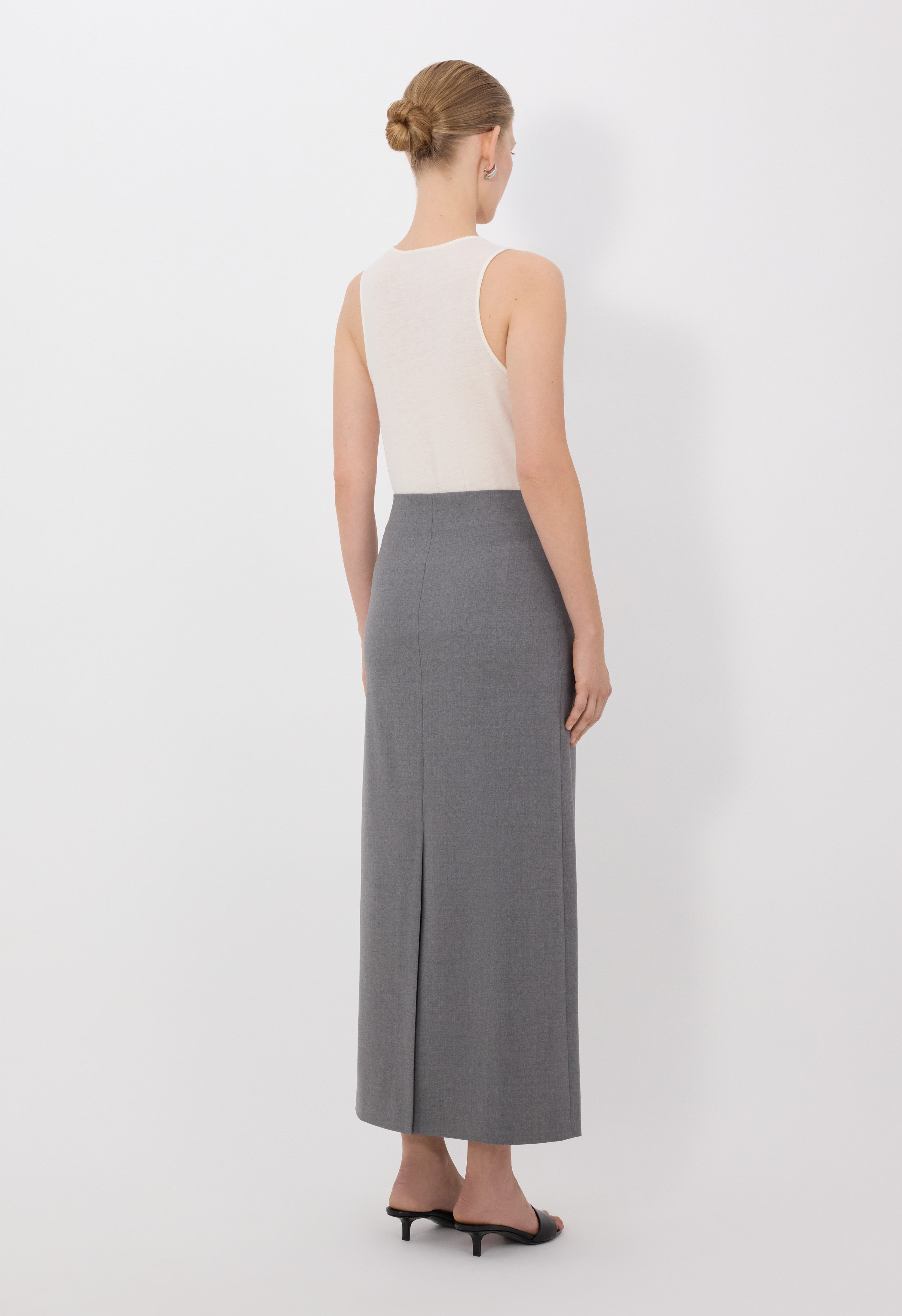 SAMOS LDS Grain de poudre long skirt