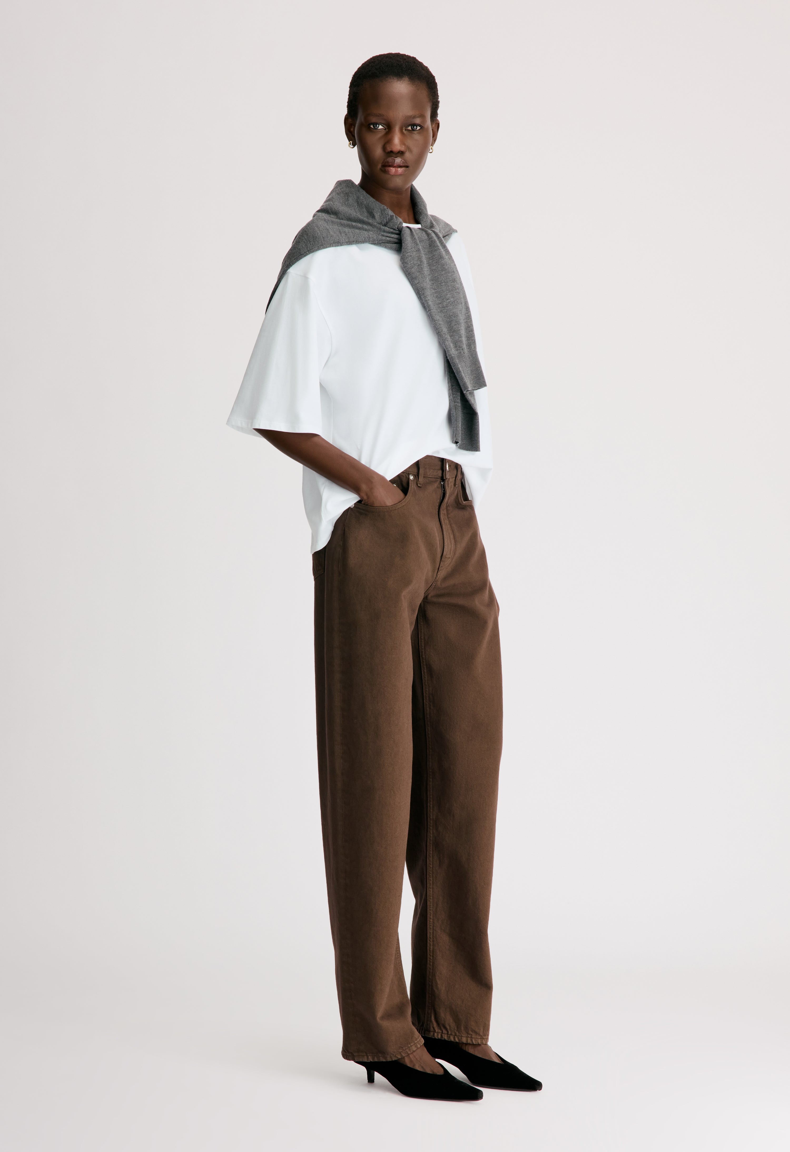 SAMUR LDS Organic denim boyfriend jeans