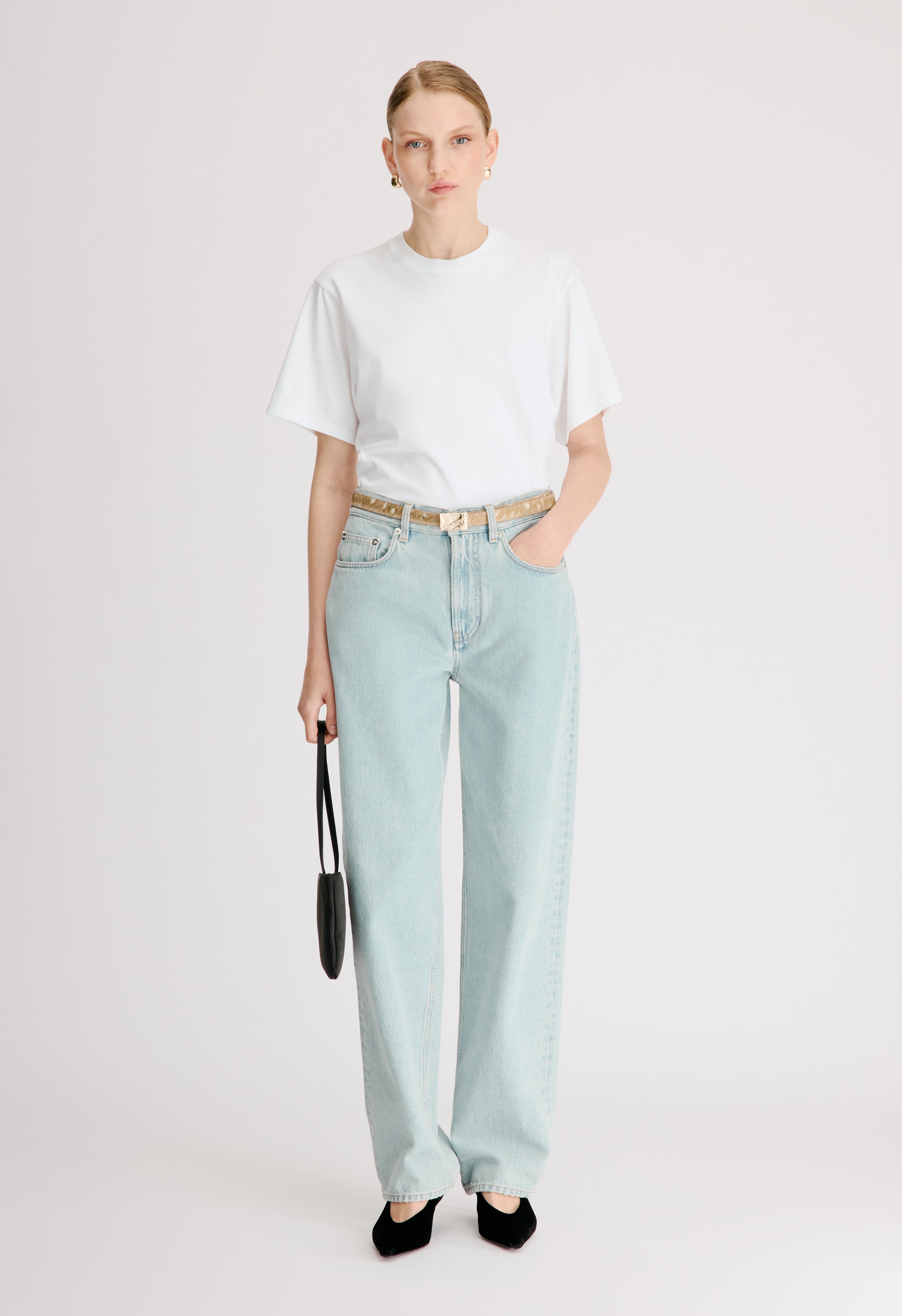 SAMUR LDS Organic denim boyfriend jeans