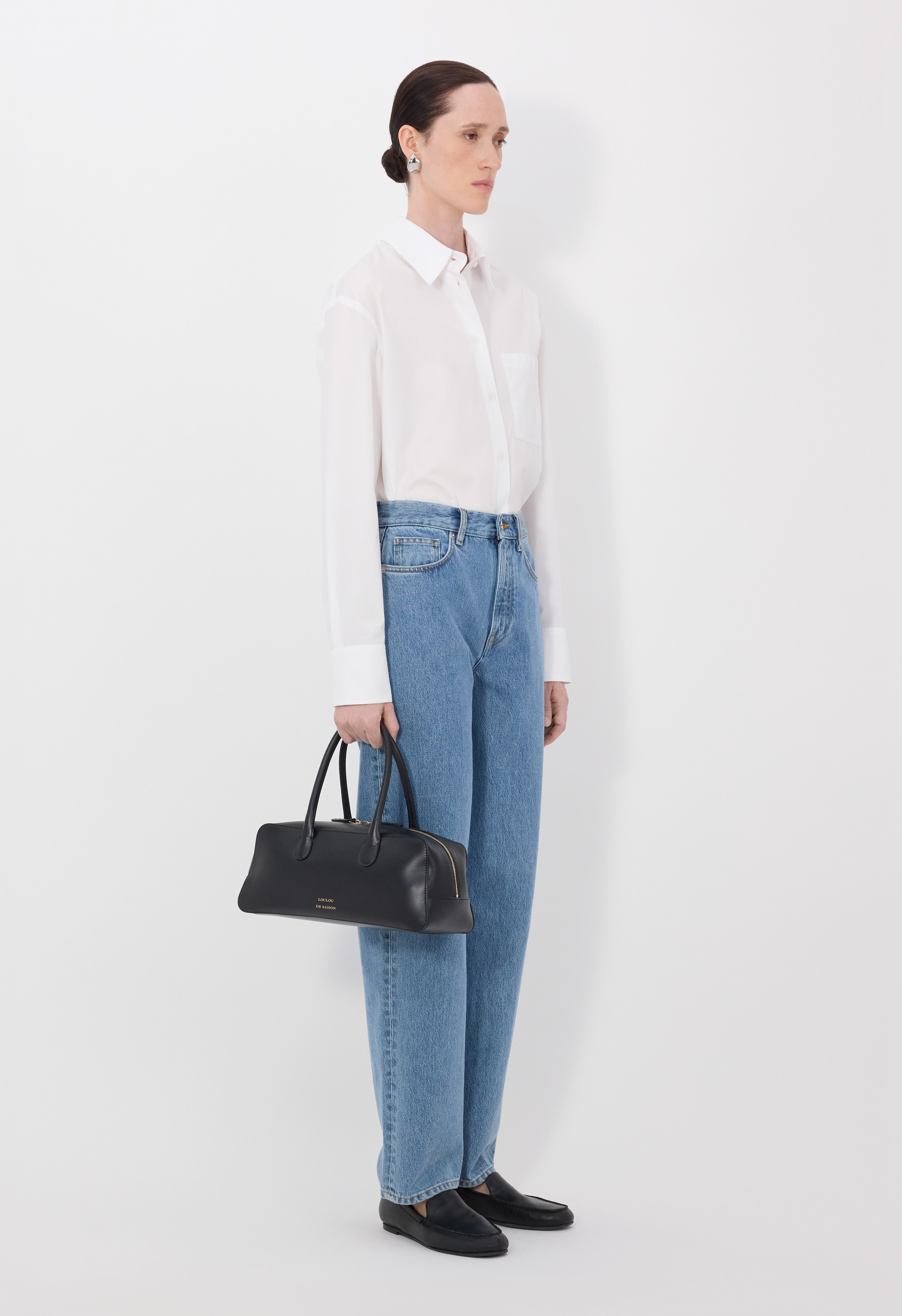 SAMUR LDS Jean boyfriend en denim organique