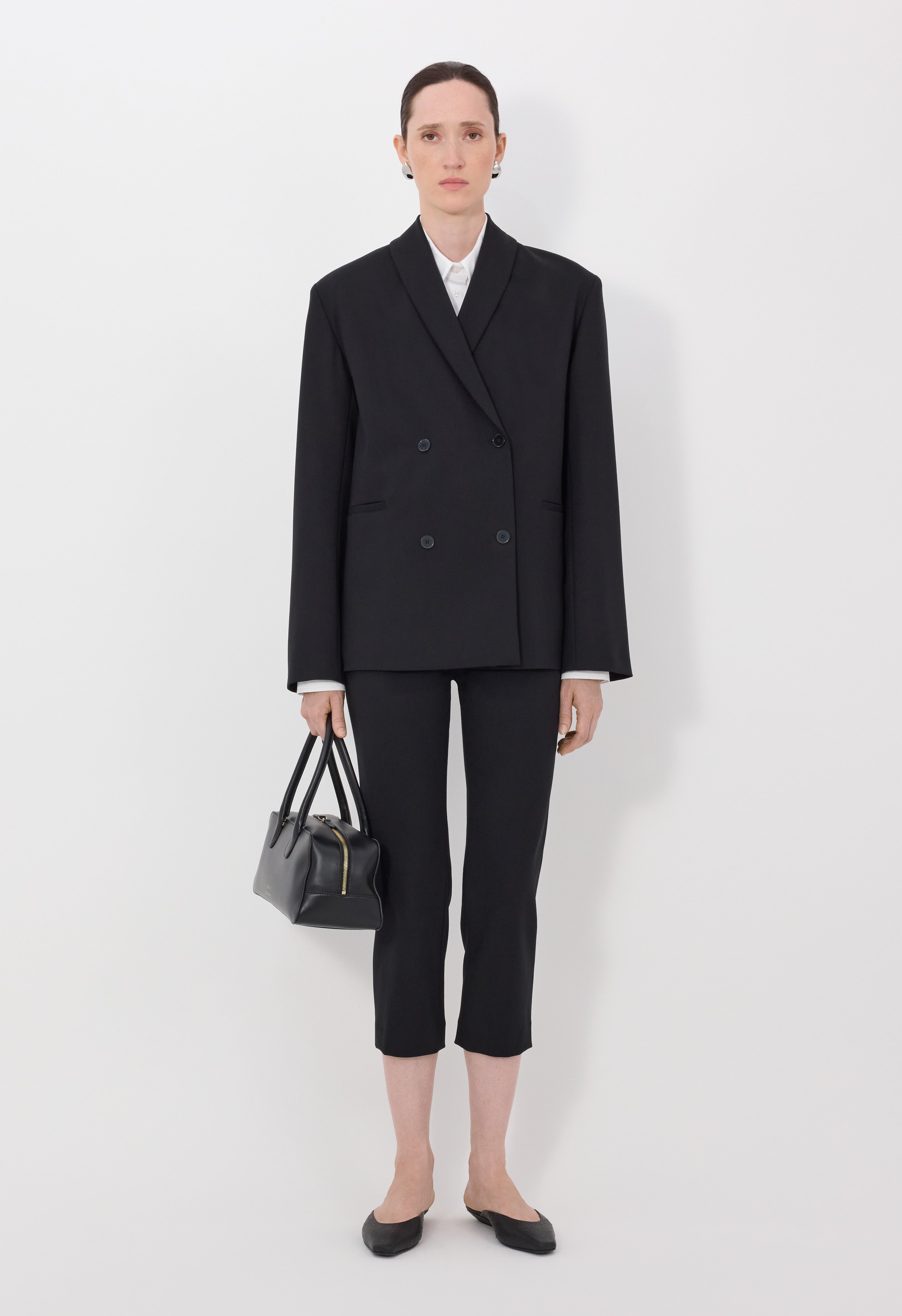 SANCIA LDS Veste col châle à double boutonnage