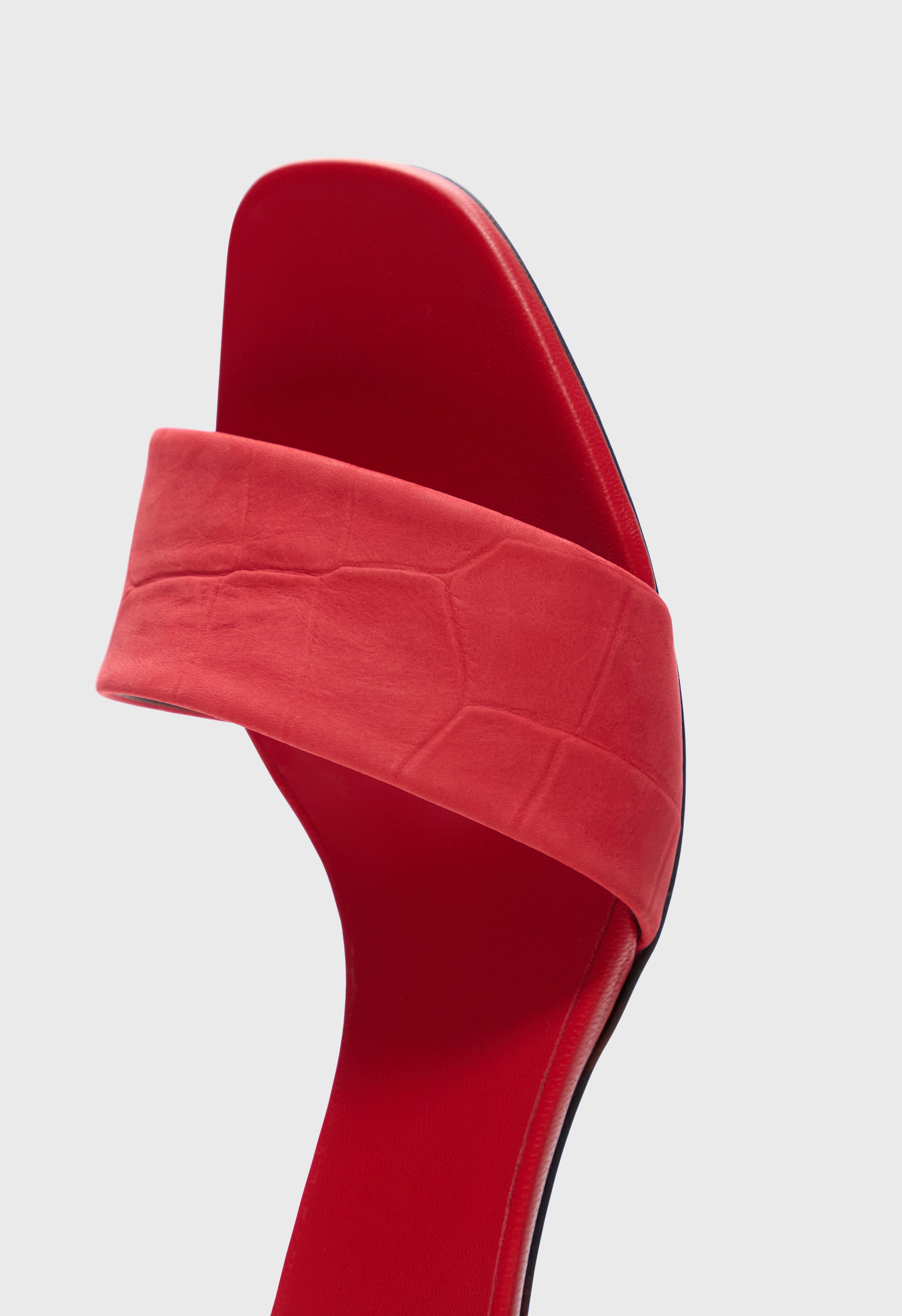 SARAFINA Kitten heel mule sandals