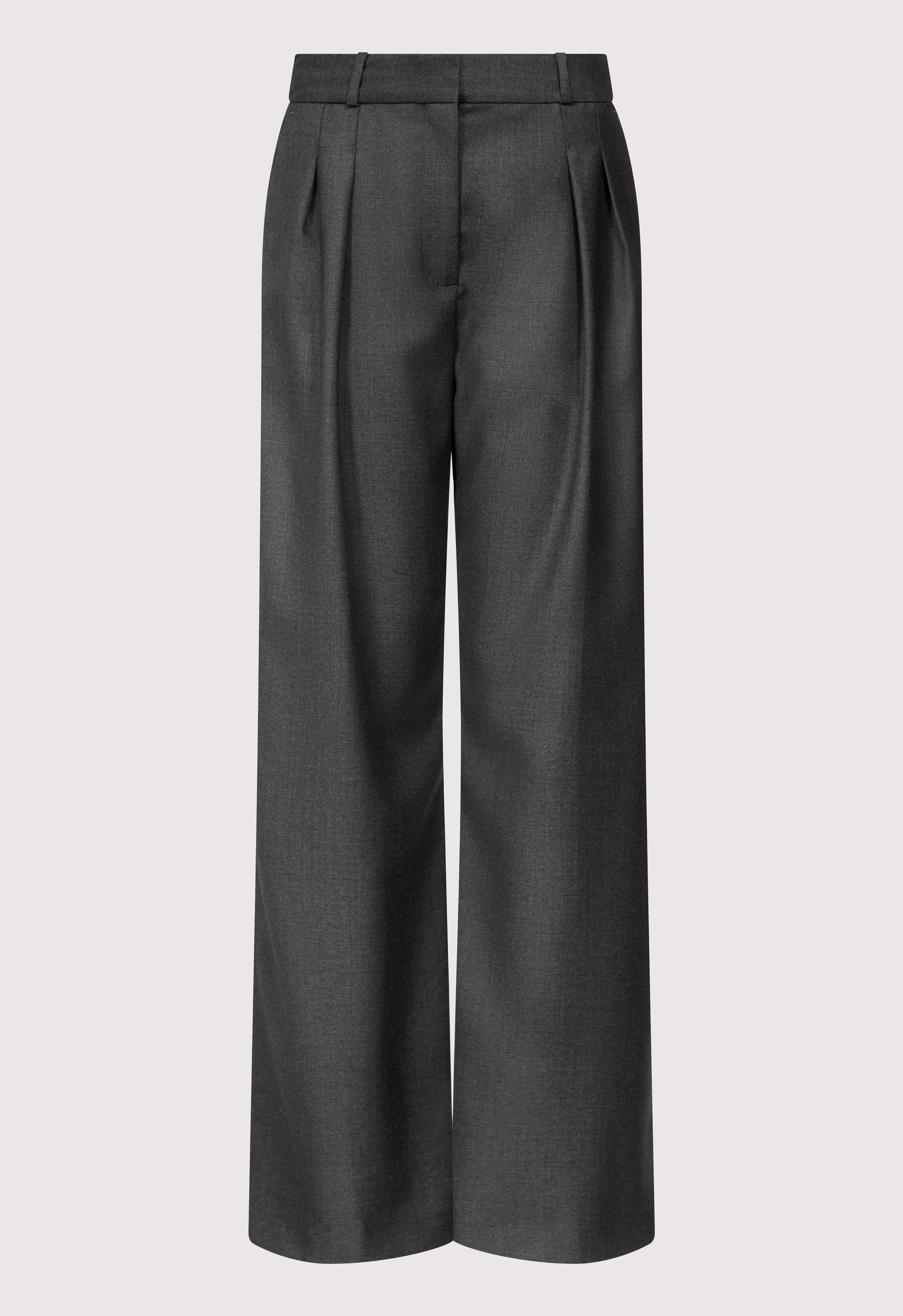 SBIRU LDS Virgin wool pleated trousers