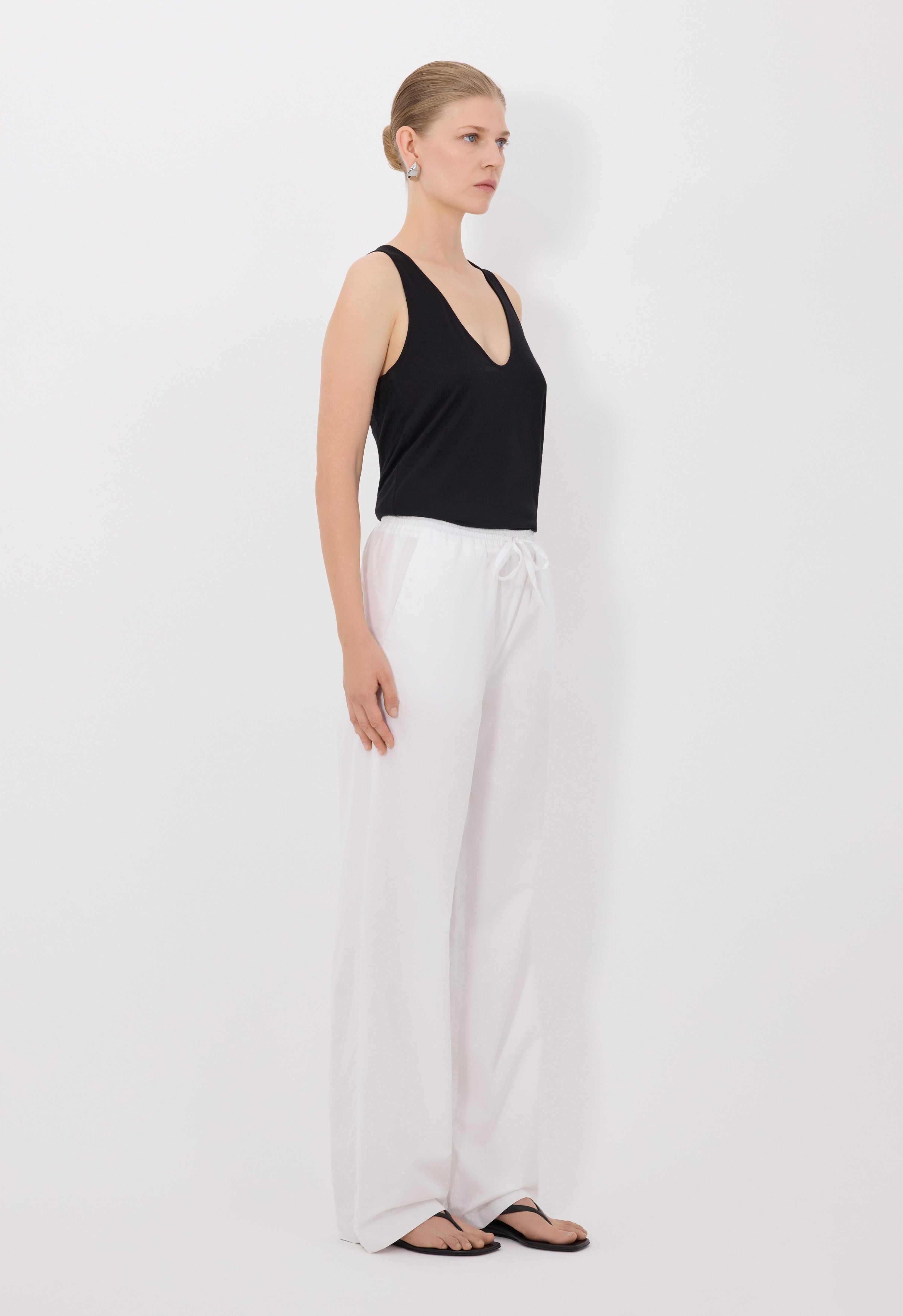 SERO LDS Pantalon en popeline de coton