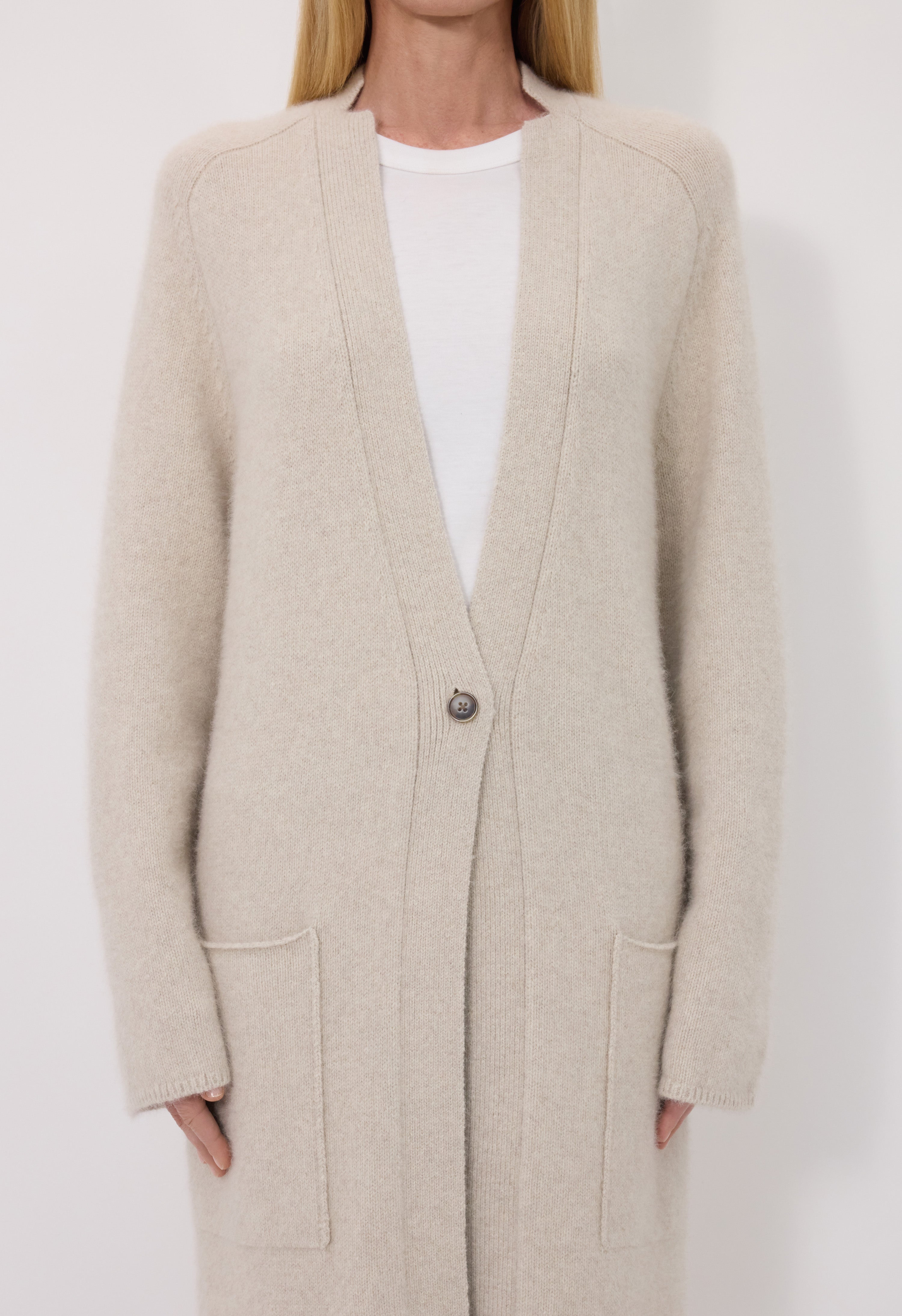 SMET Yak blend maxi cardigan