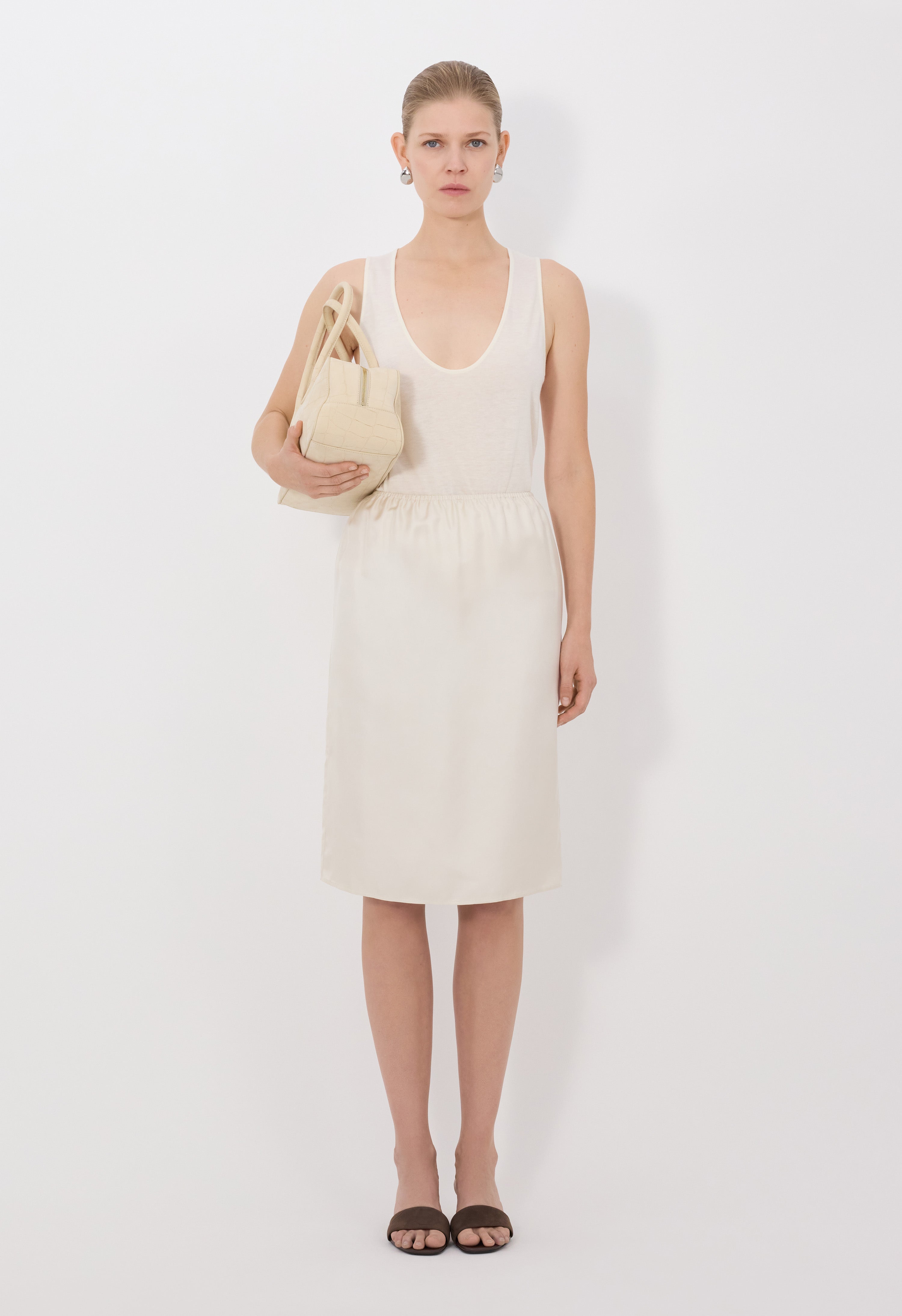 VASALI Jupe en sergé de soie