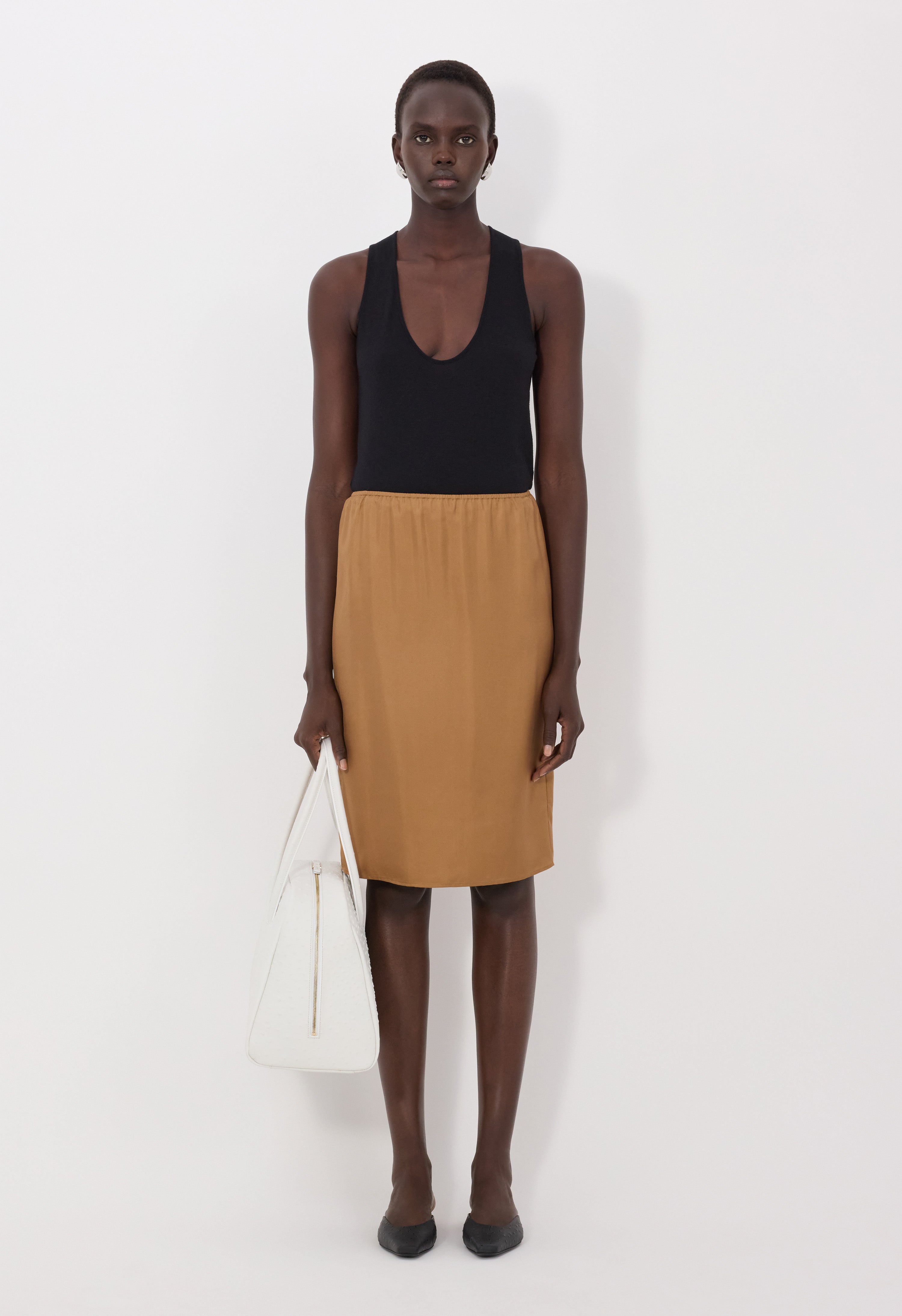 VASALI Jupe en sergé de soie