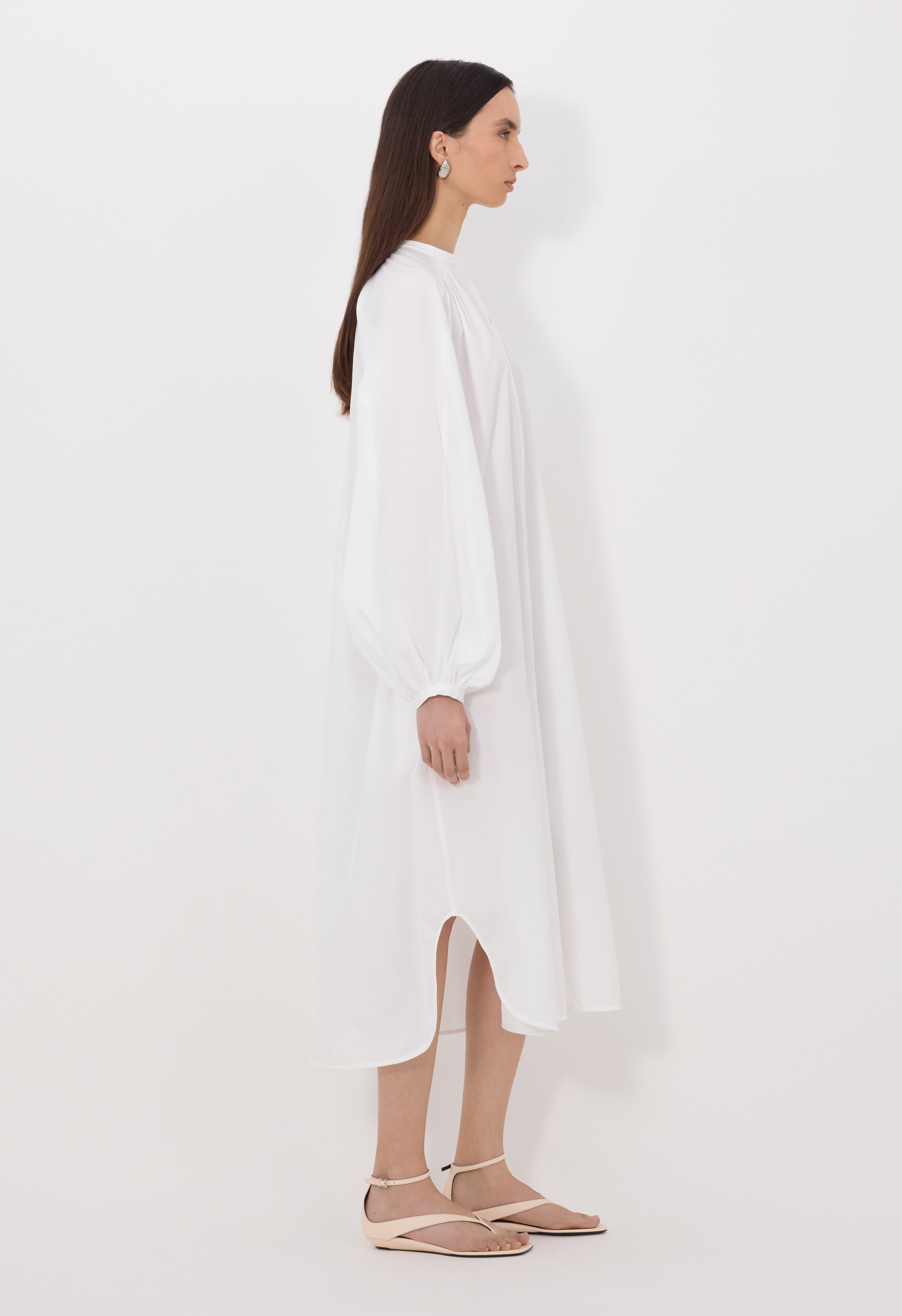 VITTI Robe en popeline de coton